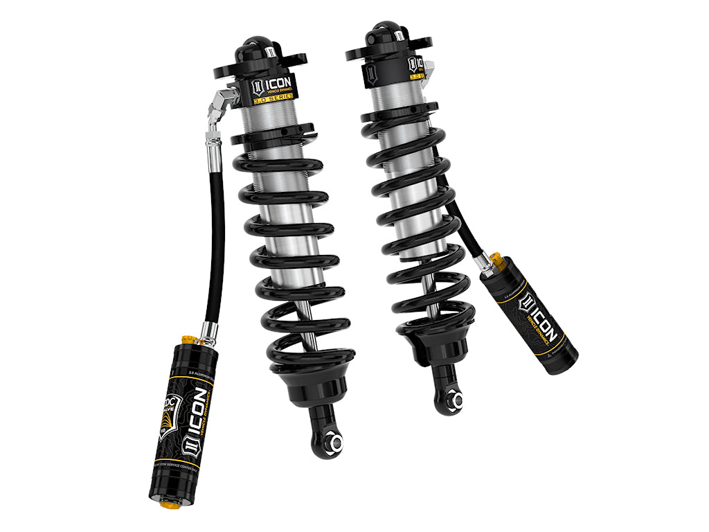 2022-2025 Toyota Tundra 1.25-3.25 Inch Lift 2023-2025 Sequoia 3-4.25 Inch Lift V.S. 3.0 Series Front Coilover Kit Remote Reservoir W CDCV Pair Icon Vehicle Dynamics