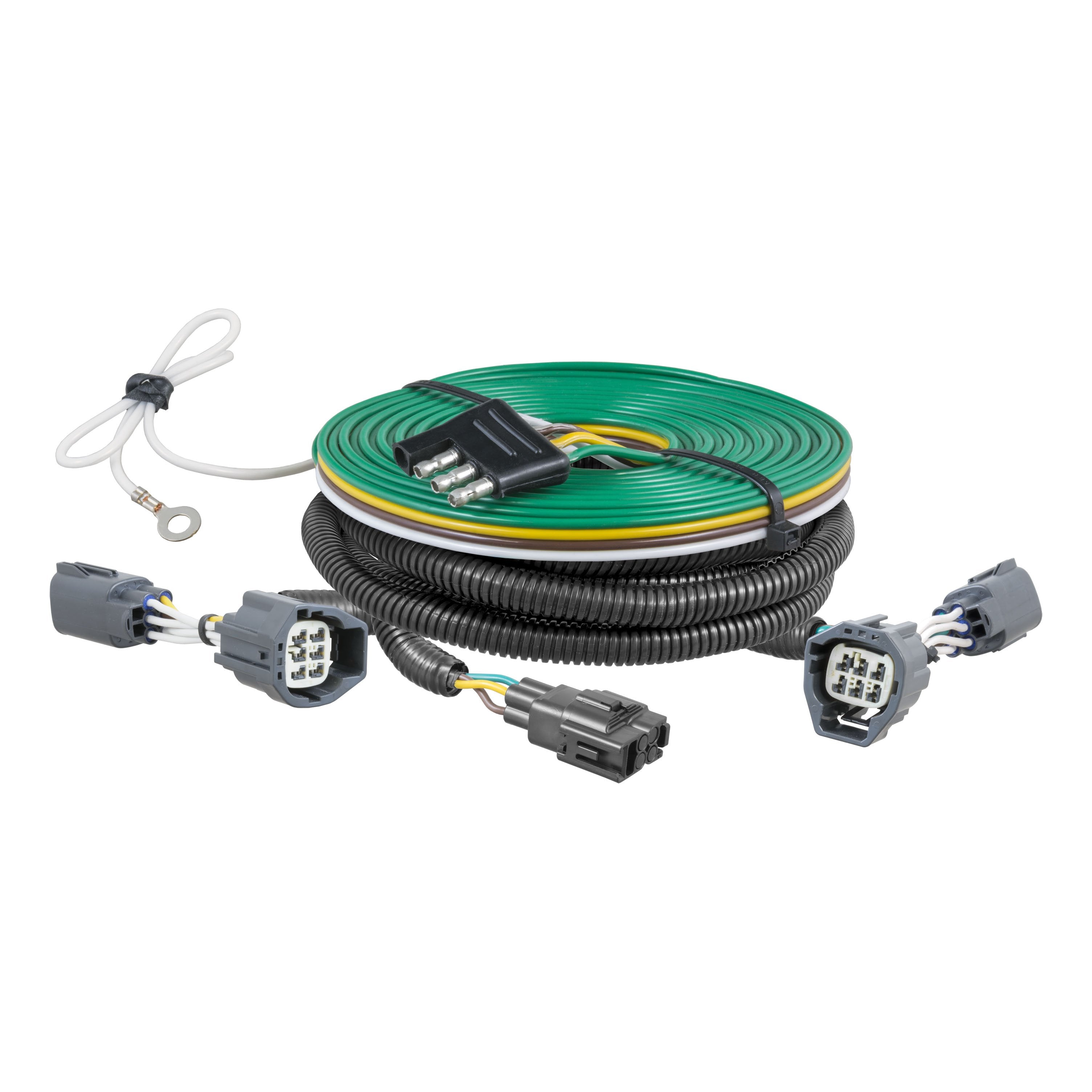 CURT Custom Towed-Vehicle RV Wiring Harness for Dinghy Towing, Fits Select Jeep Wrangler JK Model 58903
