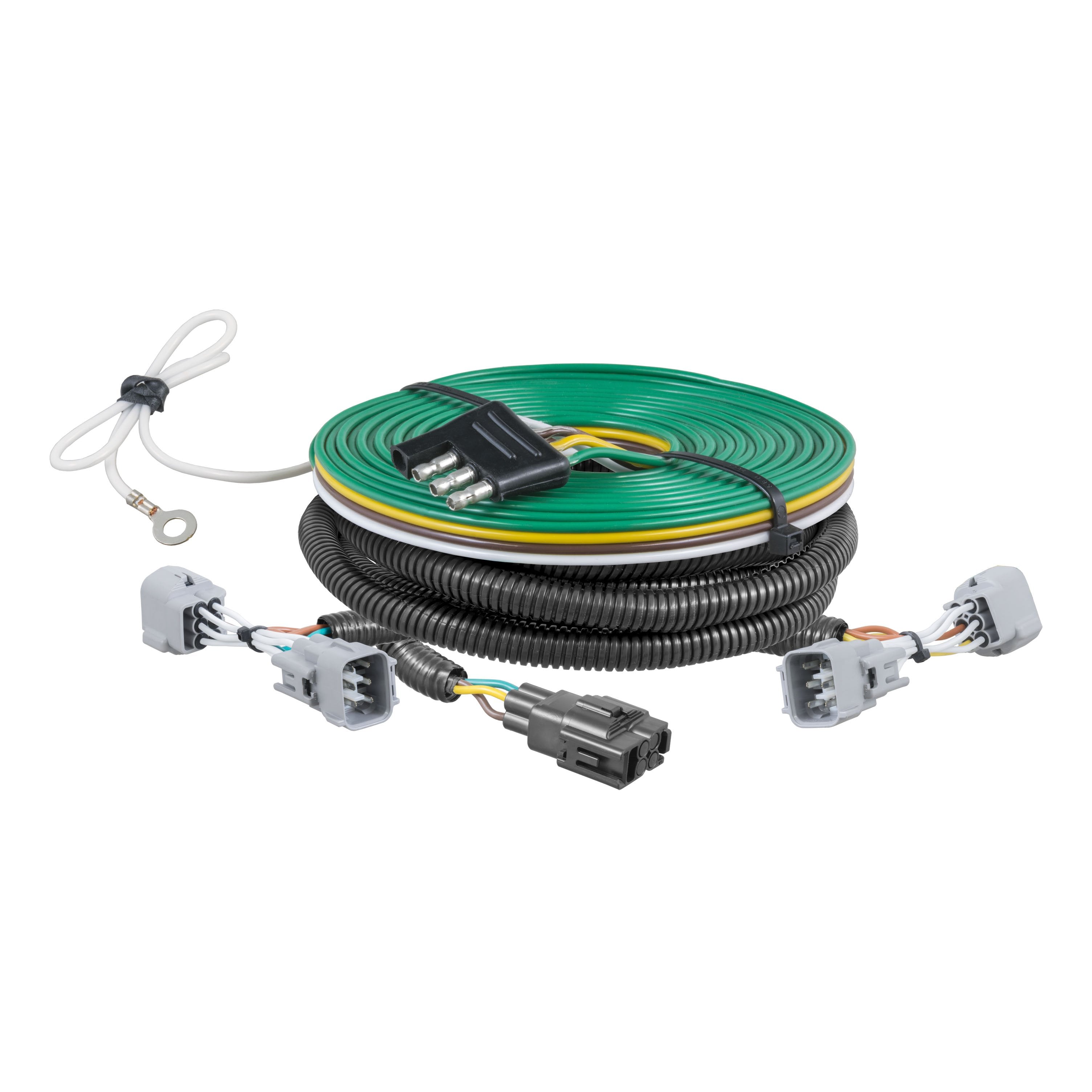 CURT Custom Towed-Vehicle RV Wiring Harness for Dinghy Towing, Fits Select Jeep Cherokee Model 58909