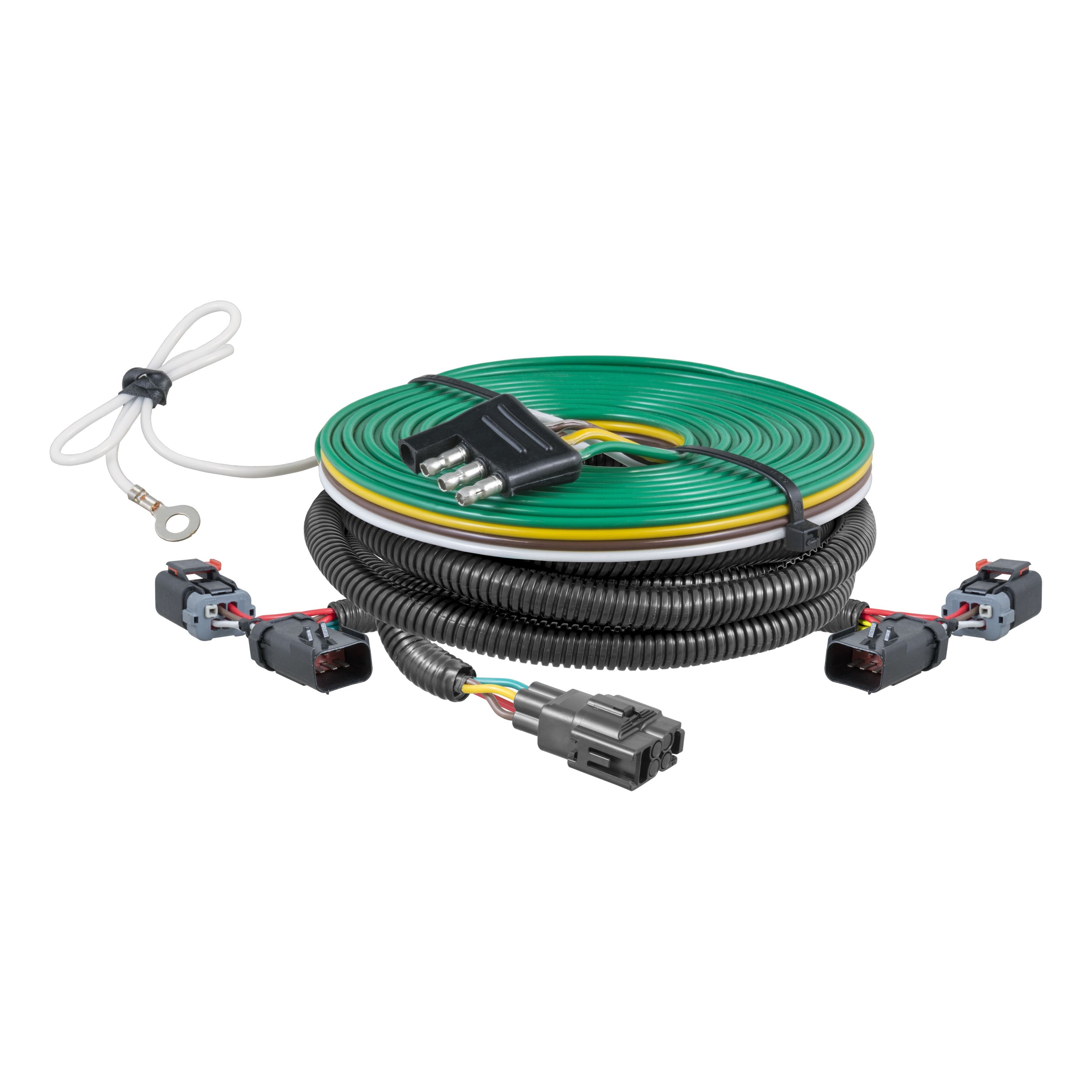 CURT Custom Towed-Vehicle RV Wiring Harness for Dinghy Towing, Fits Select Jeep Liberty Model 58917