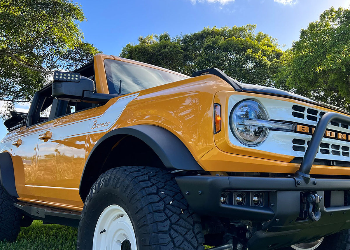 Ford Bronco LED Off-Road Side Mirror Ditch Lights - Amber