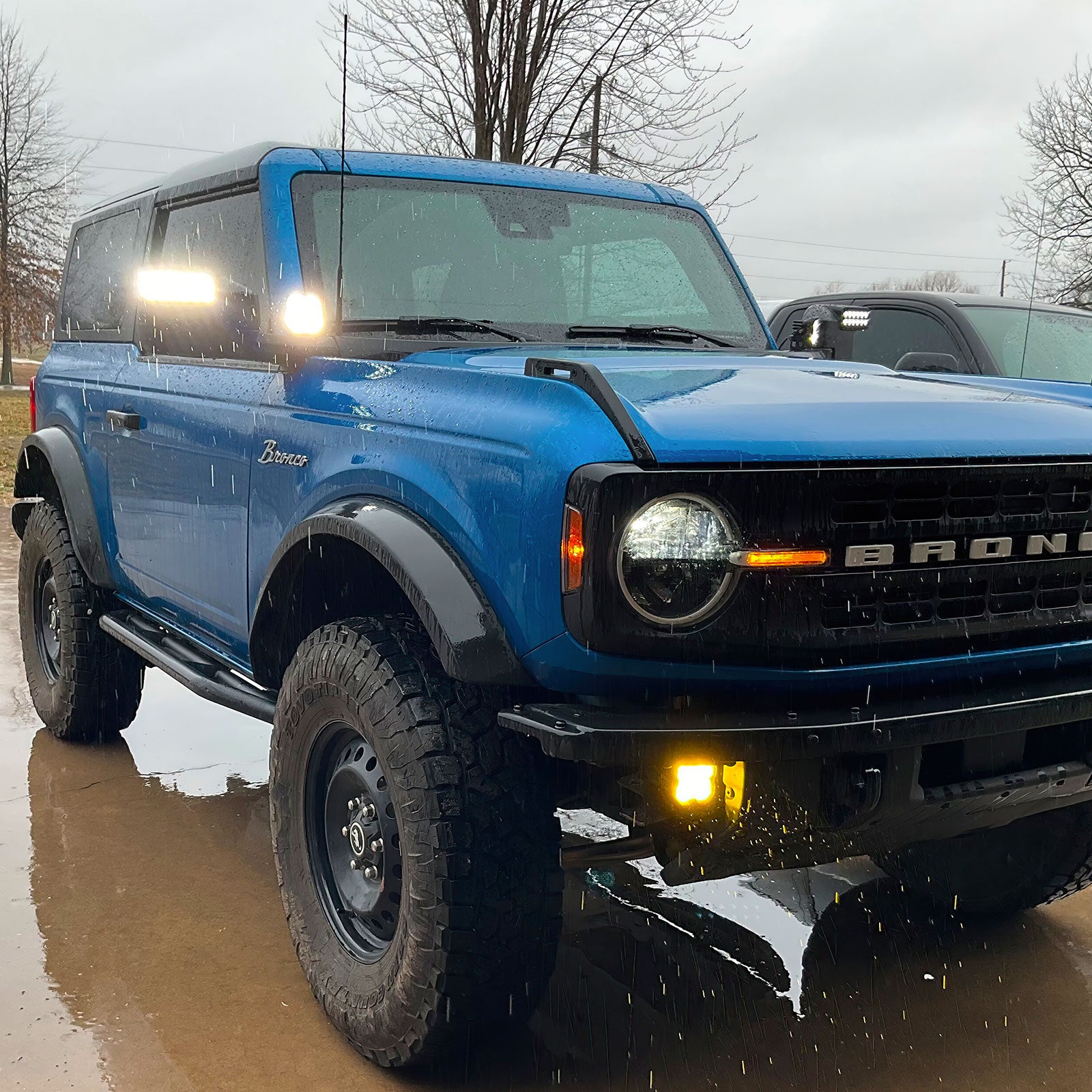 Ford Bronco LED Off-Road Side Mirror Ditch Lights - Amber