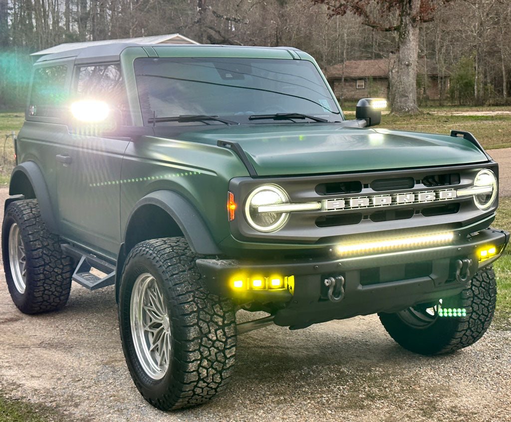 Ford Bronco LED Off-Road Side Mirror Ditch Lights - Amber