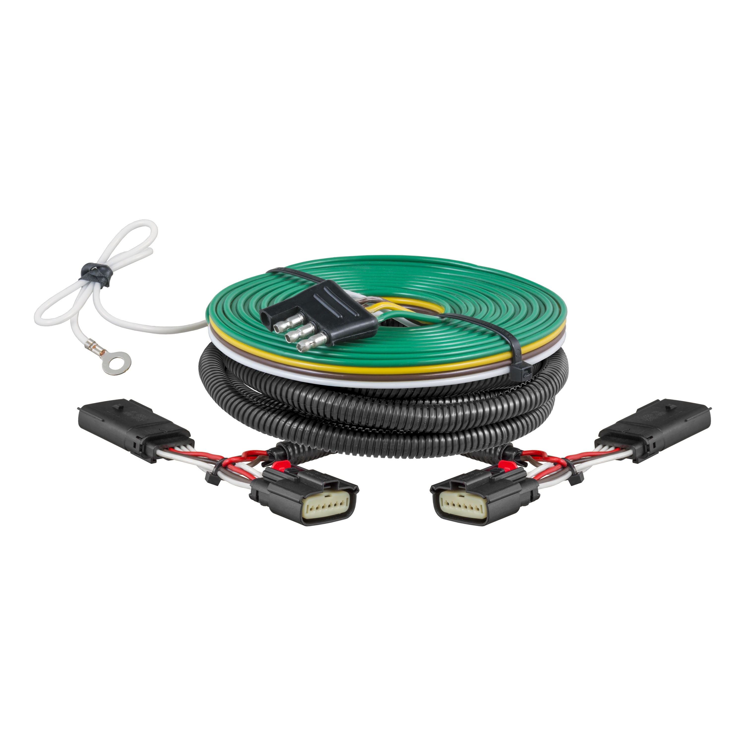 CURT Custom Towed-Vehicle RV Wiring Harness for Dinghy Towing, Fits Select Cadillac Escalade, GMC Yukon, XL Model 58965