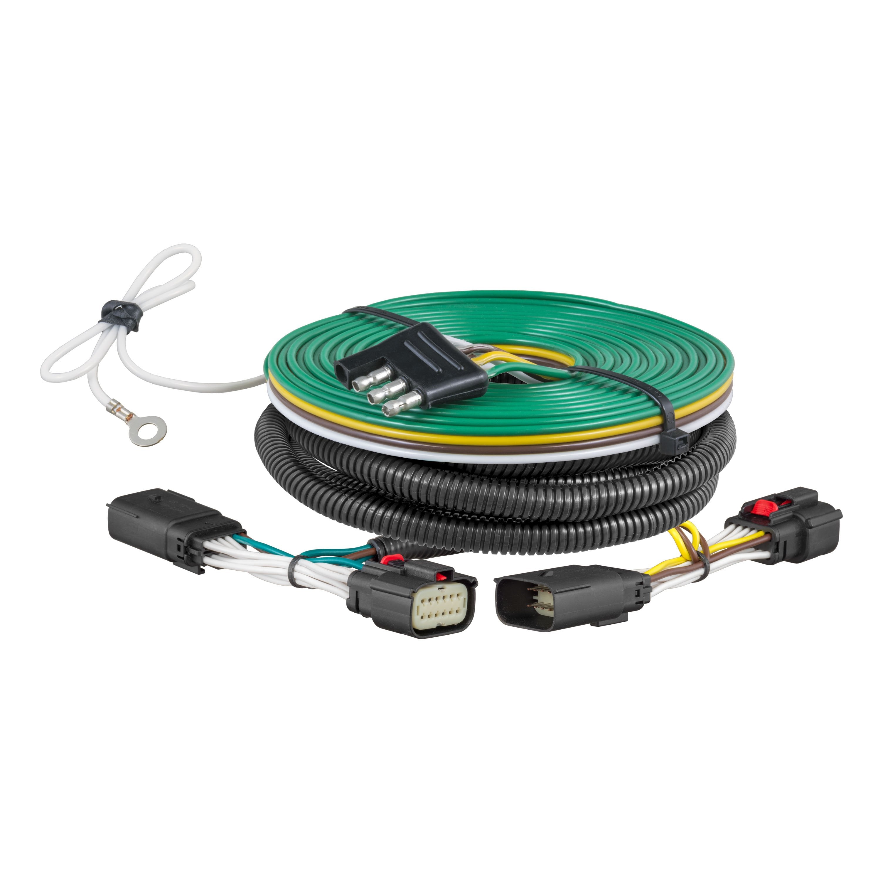 CURT Custom Towed-Vehicle RV Wiring Harness for Dinghy Towing, Fits Select Ram 1500 Model 58975