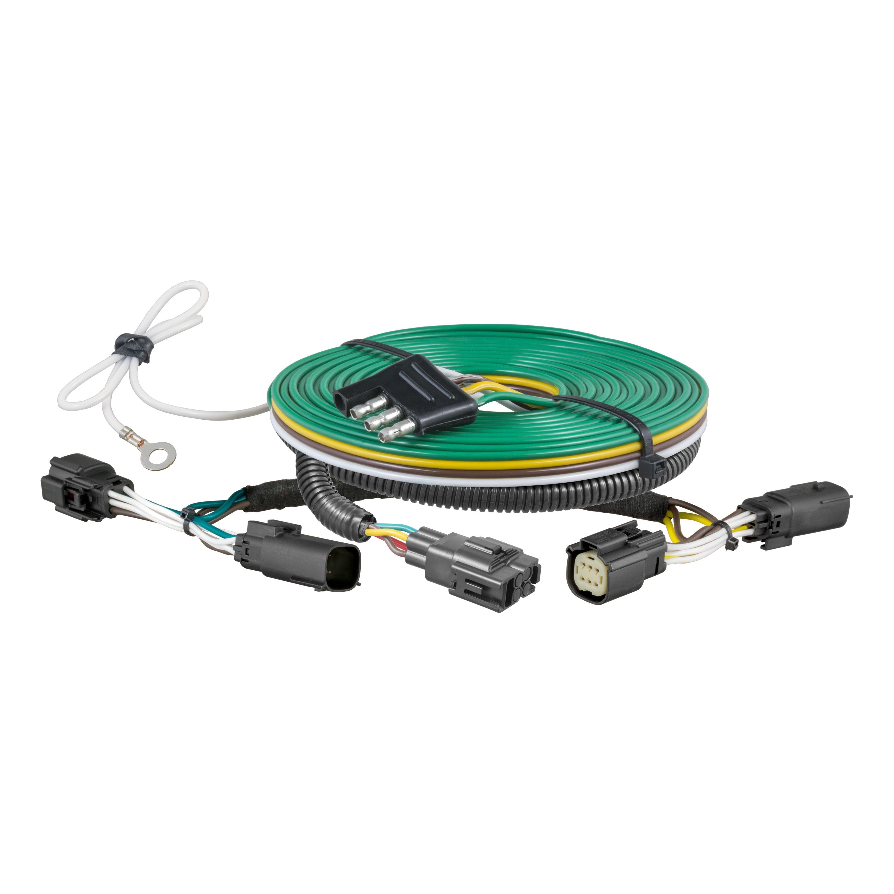 CURT Custom Towed-Vehicle RV Wiring Harness for Dinghy Towing, Fits Select Jeep Grand Cherokee, L Model 58998