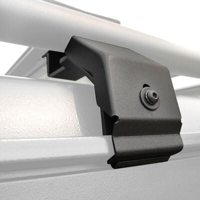 SRM Rack Mounting Kit Gutter Mount 4 PCS Textured Black For 2007-2018 Jeep Wrangler JK Go Rhino