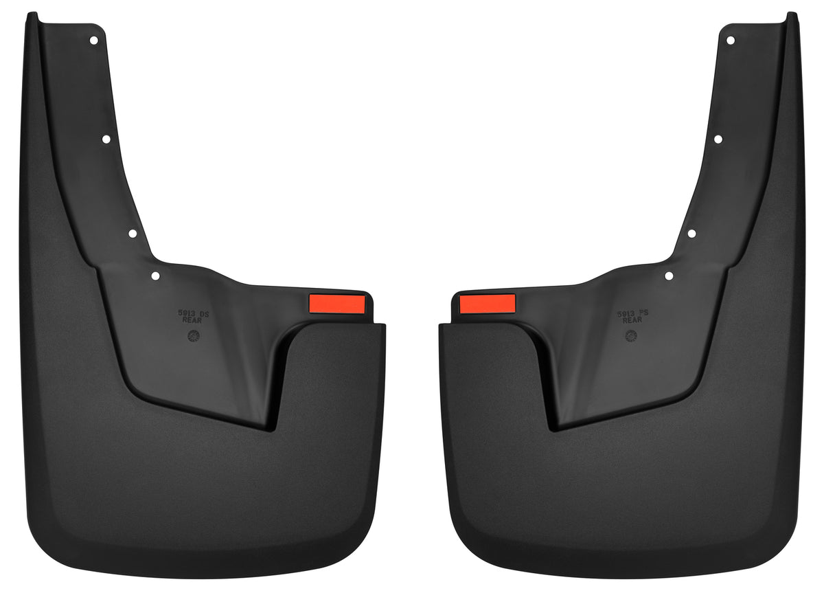 Custom Mud Guards - Rear Mud Guards Black Husky Liners