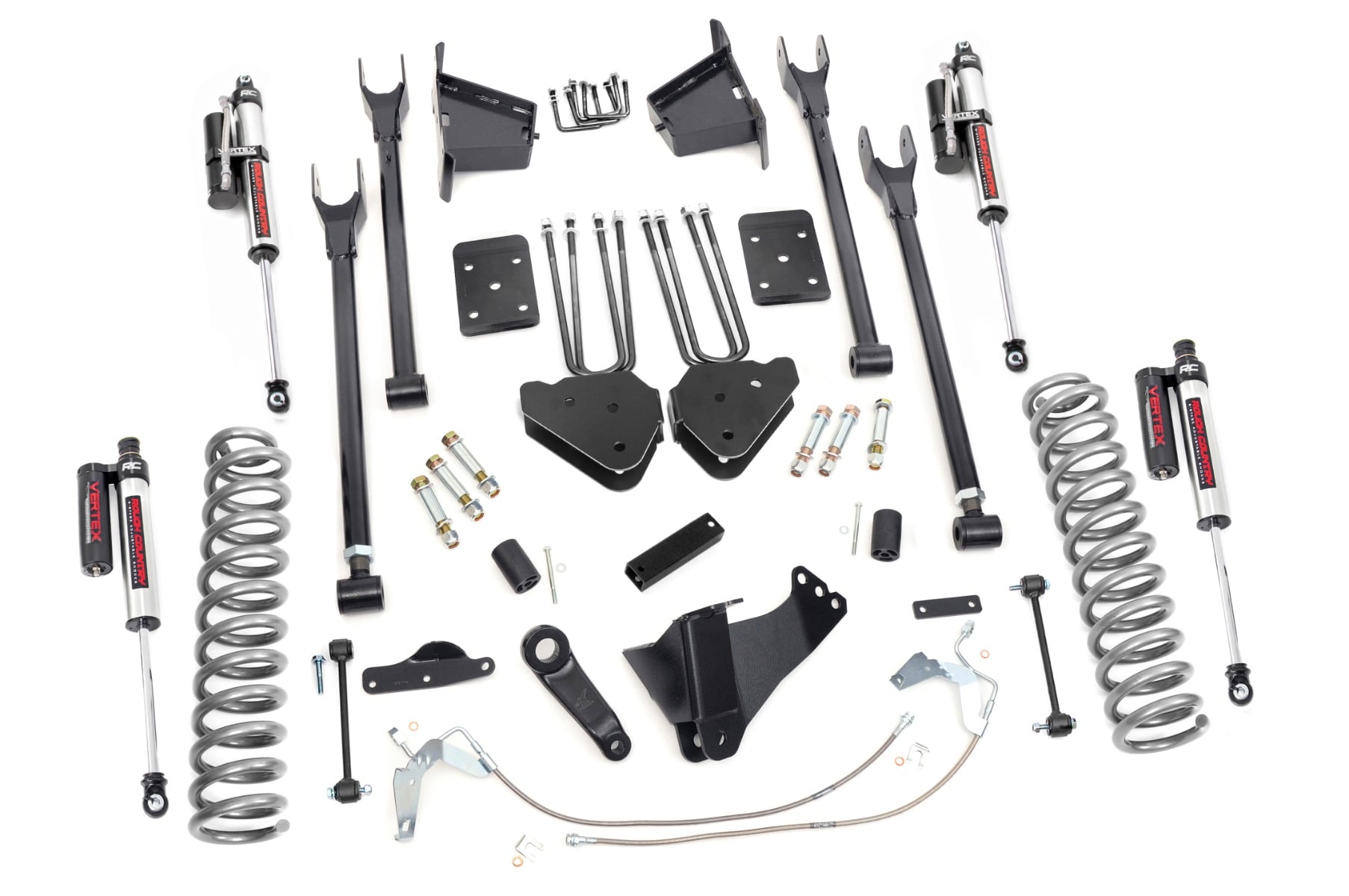 8 Inch Lift Kit 4 Link Vertex Ford F-250/F-350 Super Duty 4WD (08-10) Rough Country