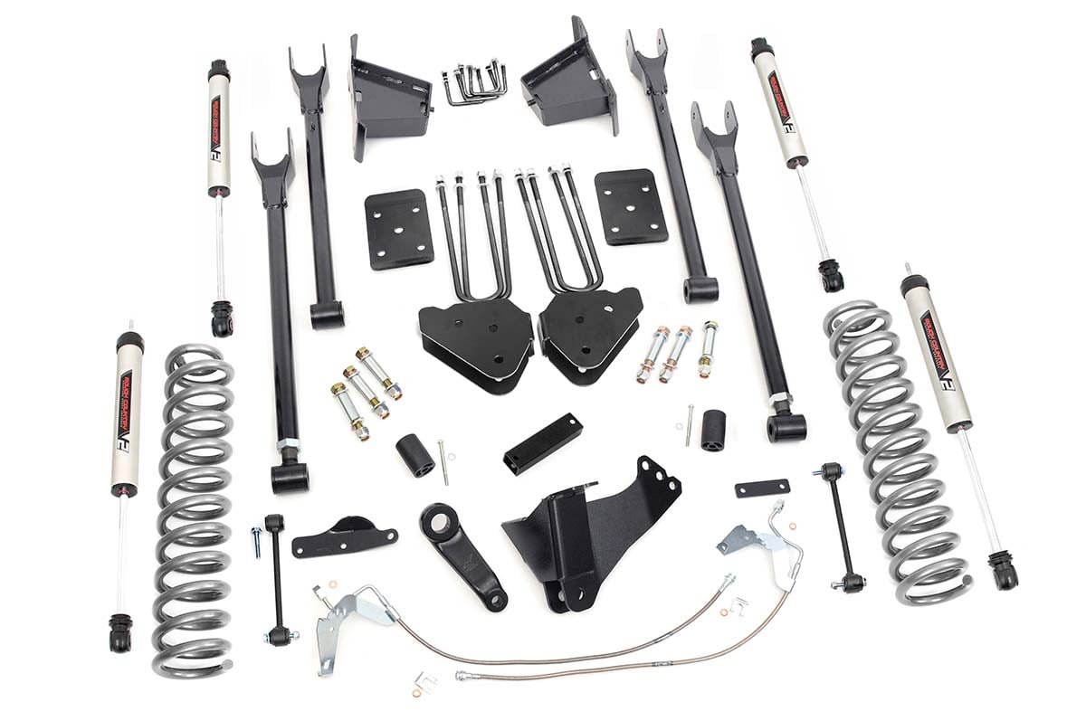 8 Inch Lift Kit 4 Link V2 Ford F-250/F-350 Super Duty 4WD (2008-2010) Rough Country