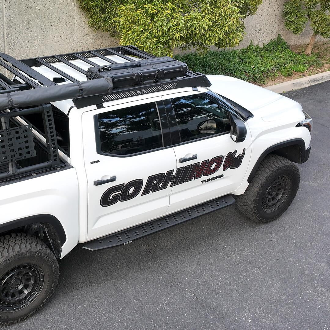 Ceros Low Profile Roof Rack Textured Black 2022-2026 Toyota Tundra Go Rhino