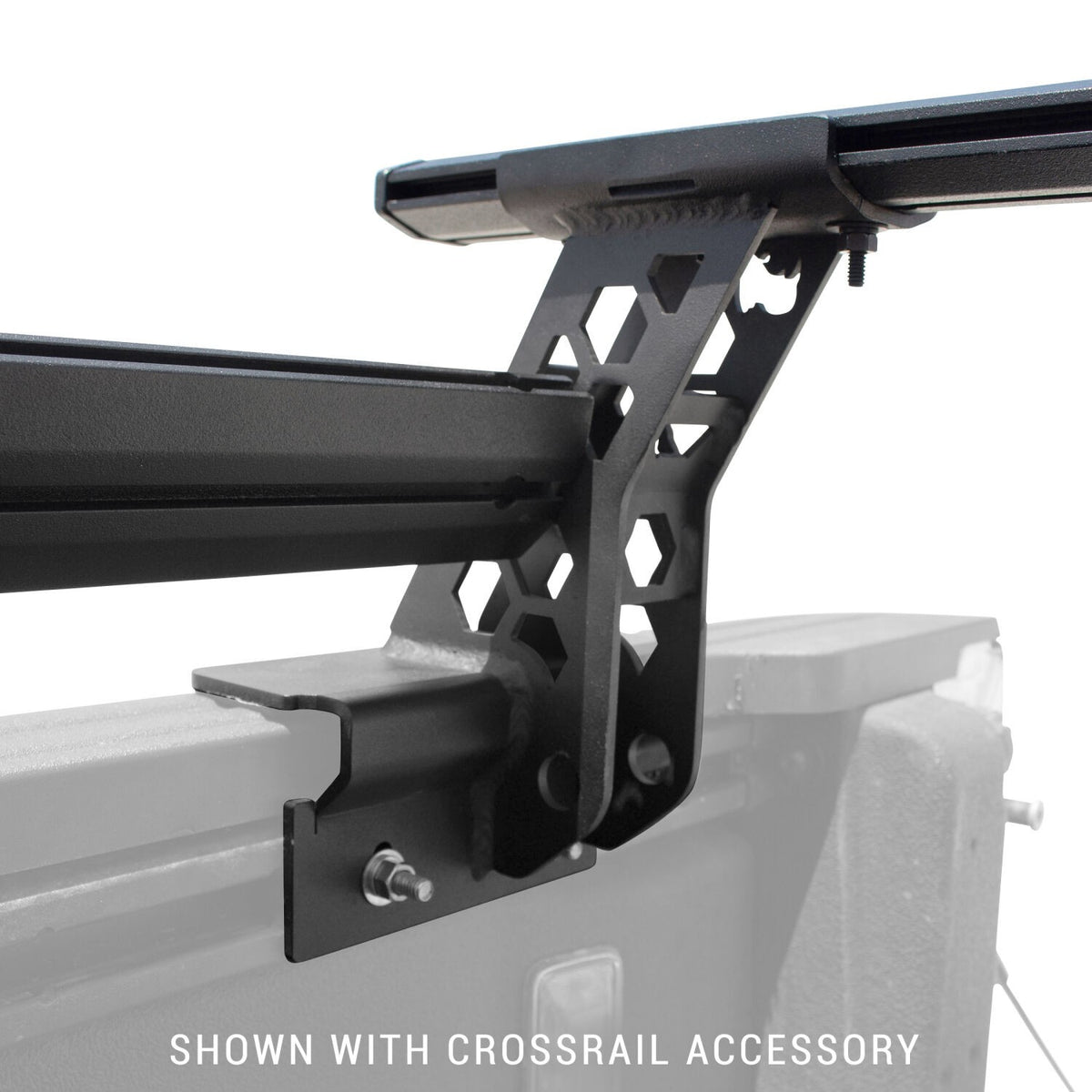 XRS Cross Bars Truck Bed Rail Kit for Full Sized Trucks without Tonneau Covers Textured Black 2007-2026 Toyota Tundra 2015-2026 Silverado/Sierra 2500 HD Go Rhino