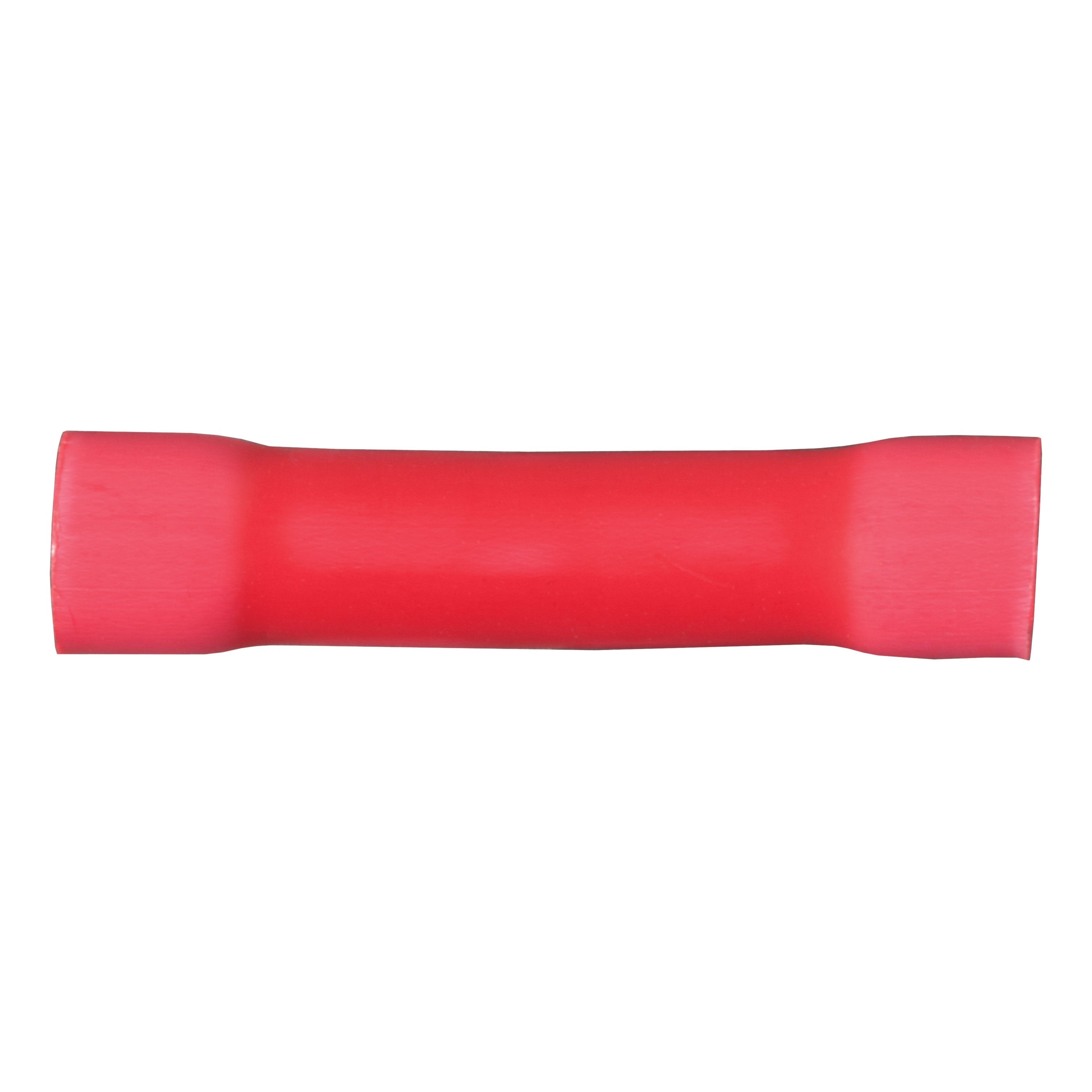CURT 22-18 Gauge Red Vinyl-Insulated Wire Butt Connectors, 100-Pack Model 59421