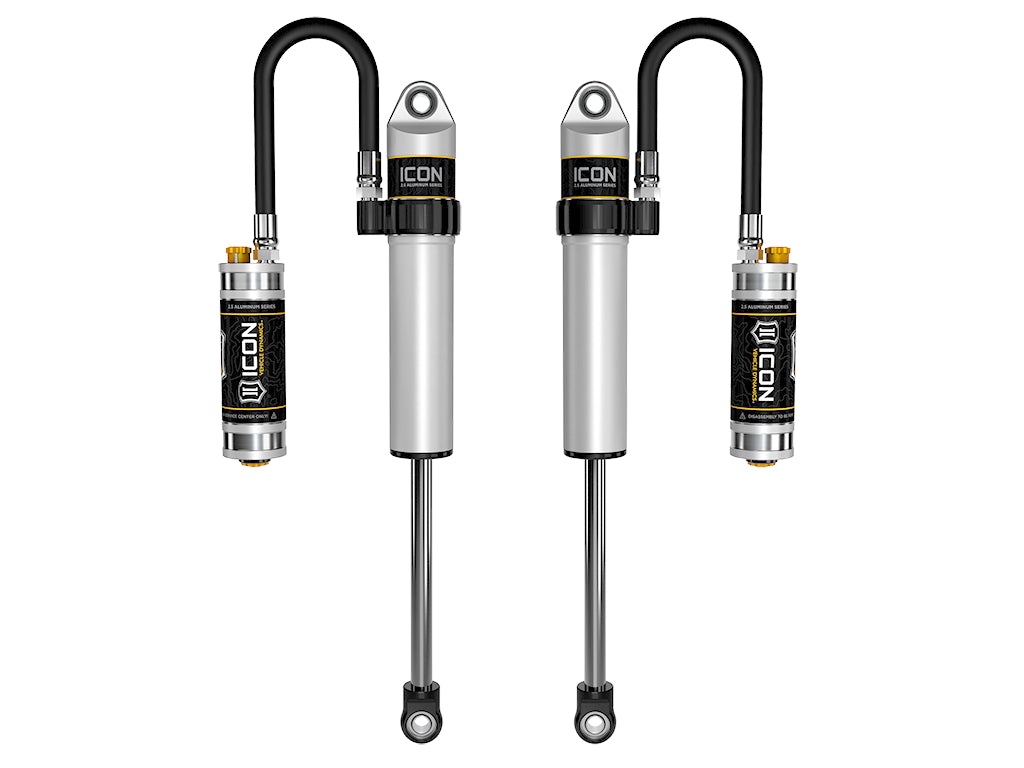 2005-2023 Toyota Tacoma 2003-2024 Toyota 4Runner  2007-2014 Toyota FJ Cruiser 2003-2009 Lexus GX470 Front 2.5 Vs Remote Reservoir W/ CDCV S2 Secondary Shocks Pair Icon Vehicle Dynamics