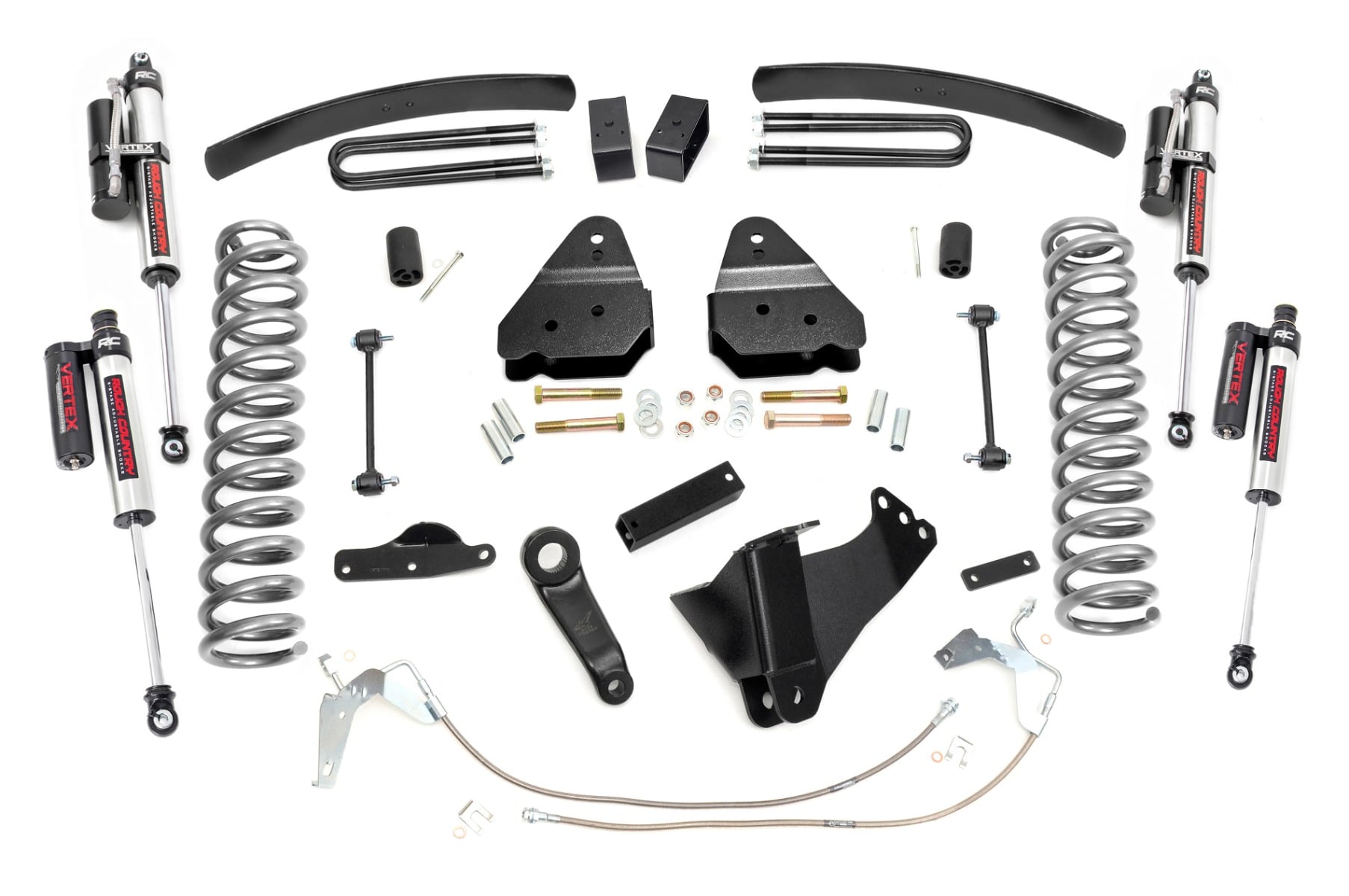 6 Inch Lift Kit Gas Vertex Ford F-250/F-350 Super Duty 4WD (2008-2010) Rough Country