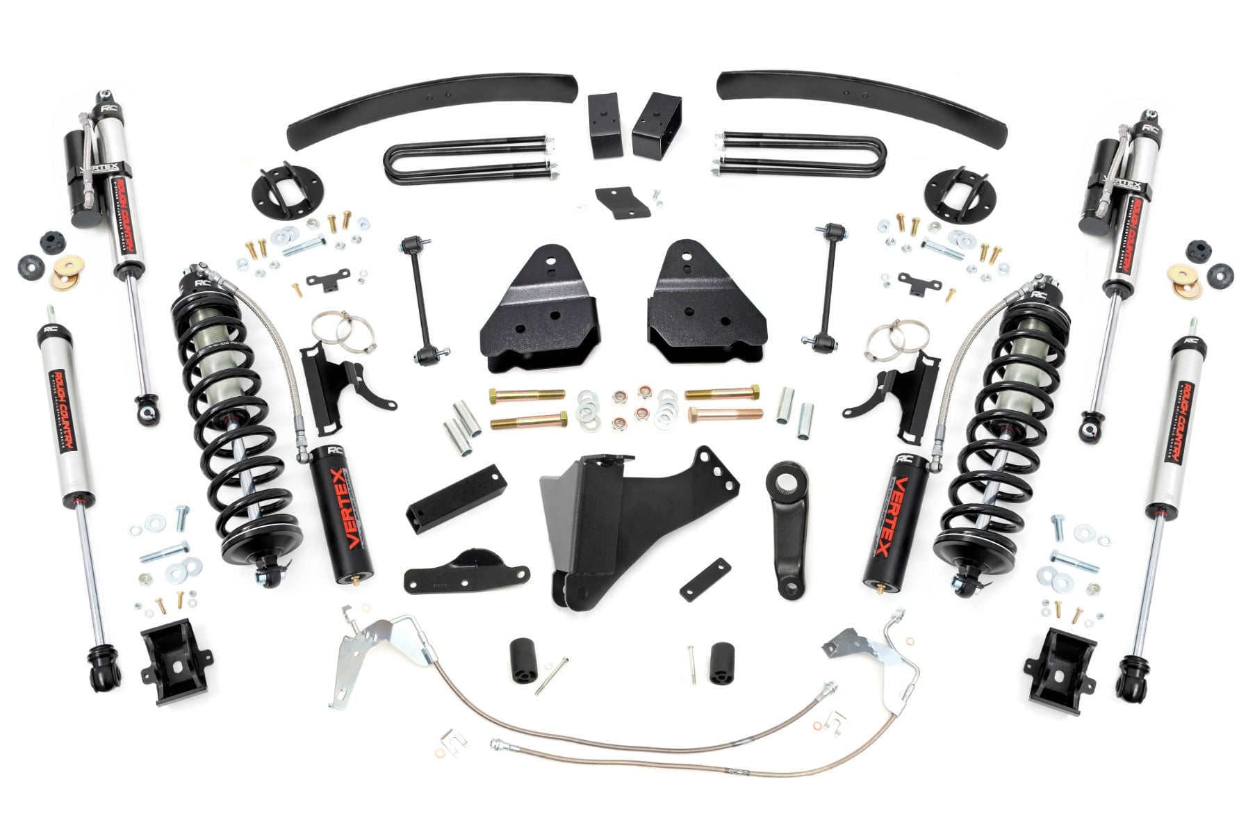 6 Inch Lift Kit Gas C/O Vertex Ford F-250/F-350 Super Duty (08-10) Rough Country