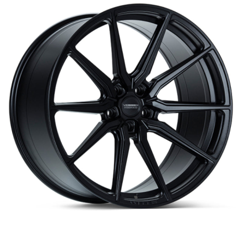 Vossen HF-3 24x10 / 5x150 / ET32 / 110.1 / Deep - Satin Black Wheel