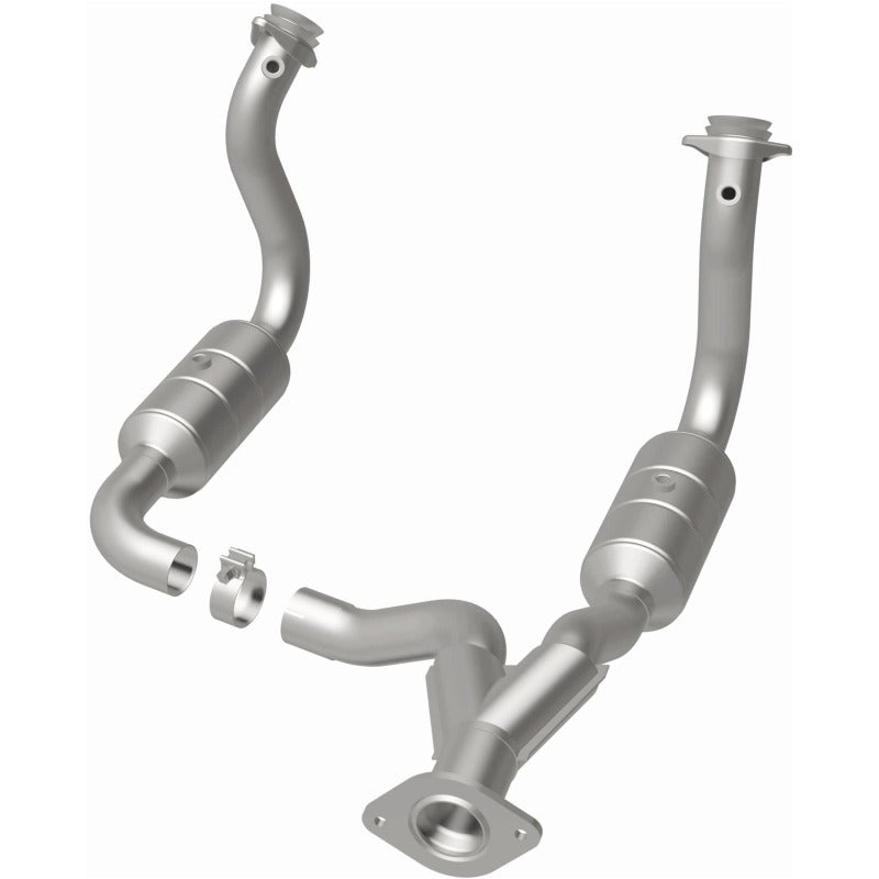 MagnaFlow DF Cat Conv 08-10 Ford F-250/F-250 SD/F-350/F-350 SD 5.4L/6.8L/F-450 SD 6.8L Y-Pipe Assy