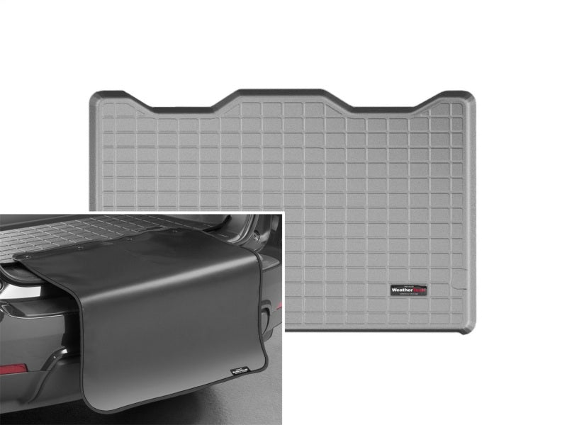 WeatherTech 07-13 Chevrolet Suburban Cargo With Bumper Protector - Grey