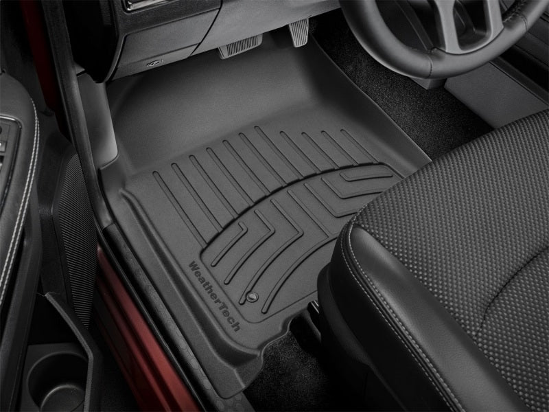 WeatherTech 12-18 Dodge Ram 1500 Crew Cab / Extended Cab Front FloorLiner HP - Black