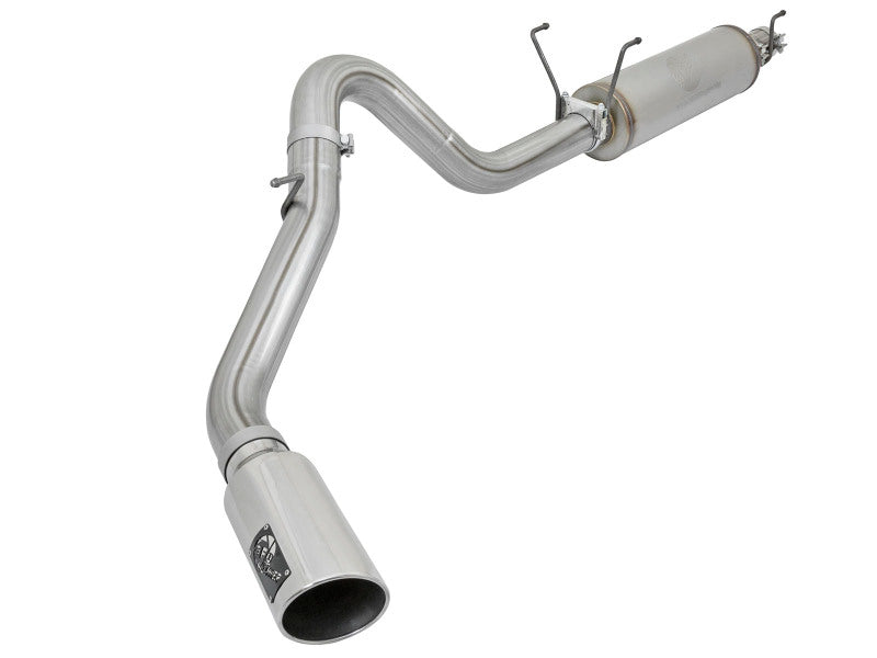 aFe MACHForce XP 4in Exhausts Cat-Back SS w/ Polished Tips 14-17 Dodge Ram 2500 V8-6.4L Hemi