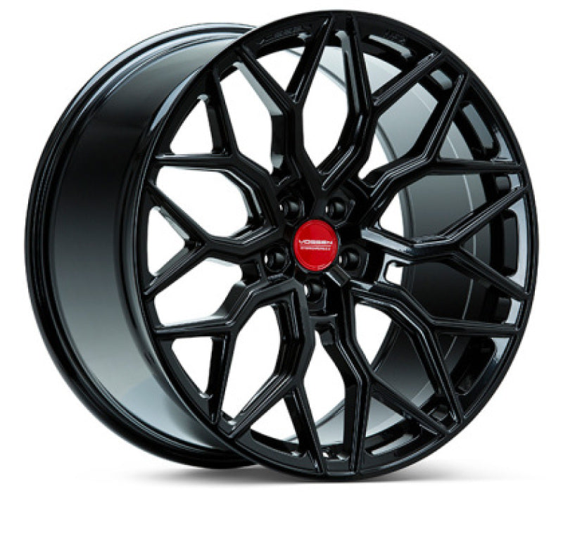 Vossen HF-2 22x10 / 5x120 / ET10 / 66.56 / Deep - Gloss Black Wheel