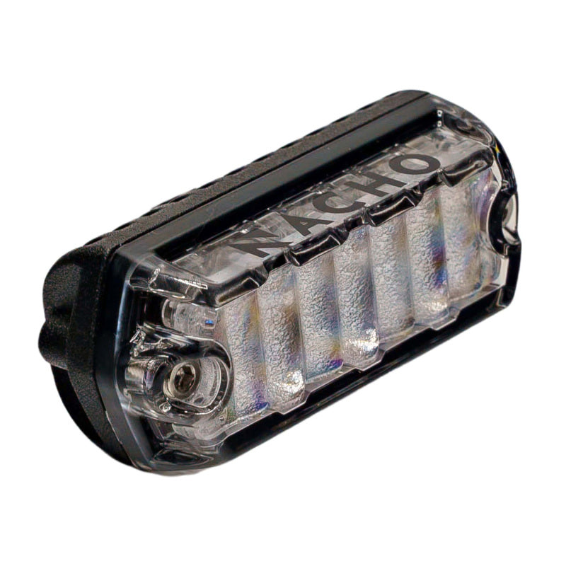 Clear ARB Nacho Nano Base Rack Corner Cap 4-Light Kit designed for offroad vehicles, enhancing visibility and style.