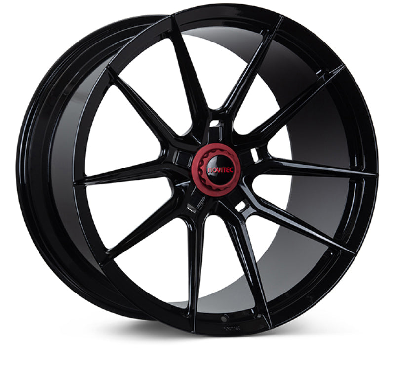 Vossen x Novitec NF10 21x11.5in - 5x114.3 BP - ET29 - Gloss Black Ferrari 296 Rear Wheel