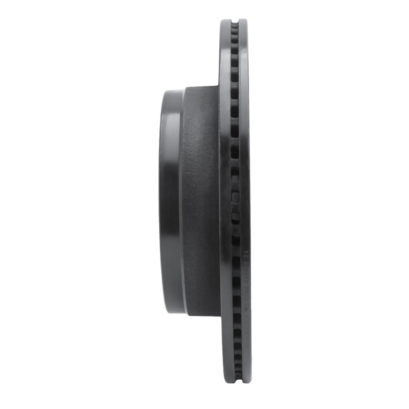 R1 12-14 Ford F-150 4WD Rear Left Drilled & Slotted Black Brake Rotor
