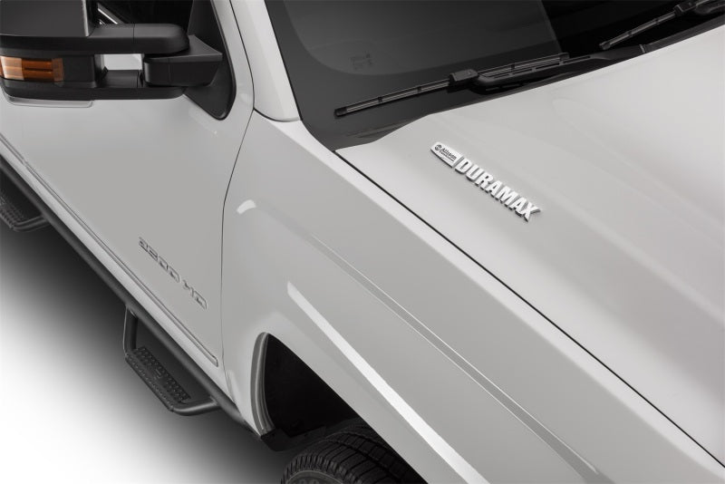 N-Fab Nerf Step 07-13 Chevy-GMC 1500 Crew Cab 5.7ft Bed - Tex. Black - Bed Access - 3in