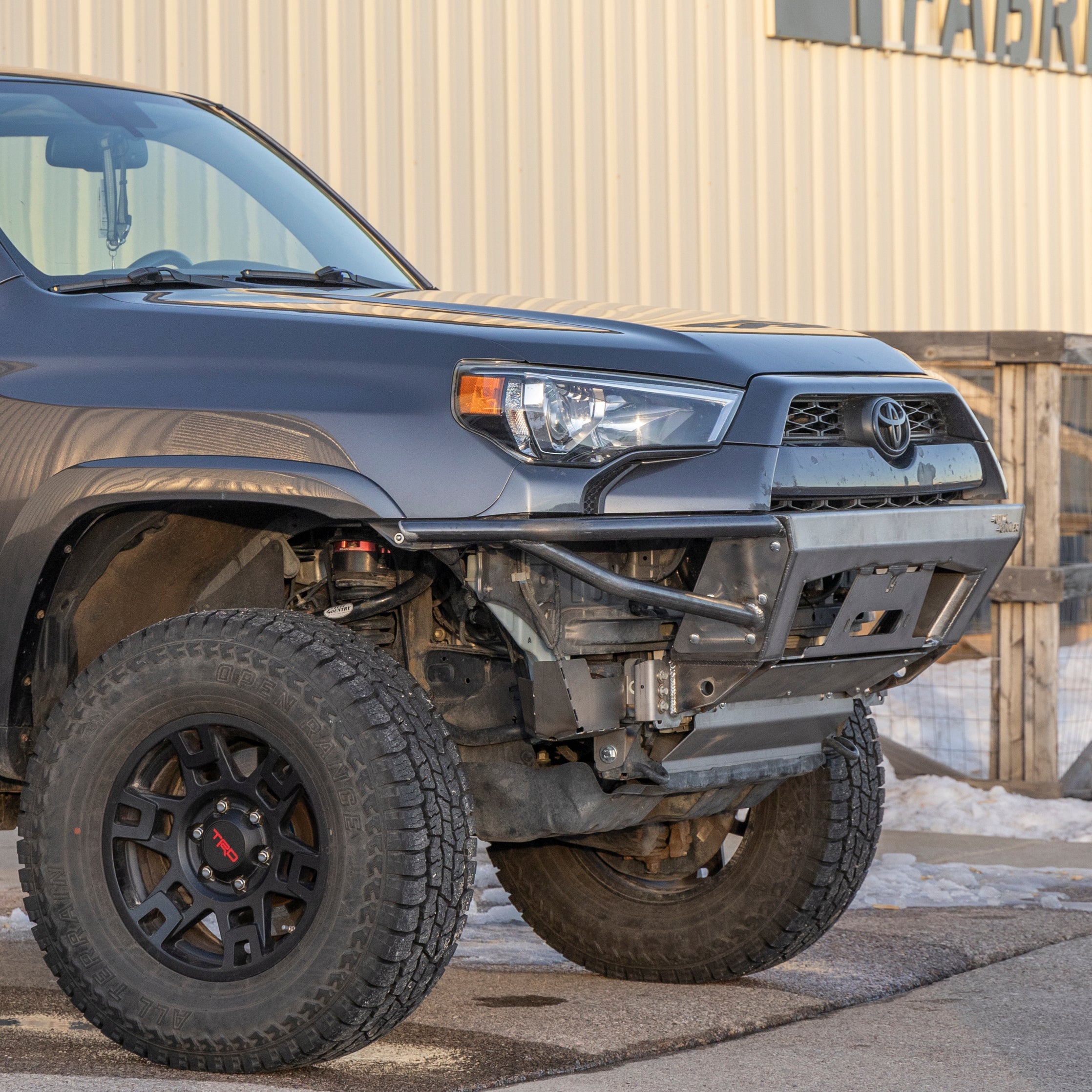 4Runner Rock Runner front bumper designed for 5th Gen models (2010+) enhancing off-road performance and protection.