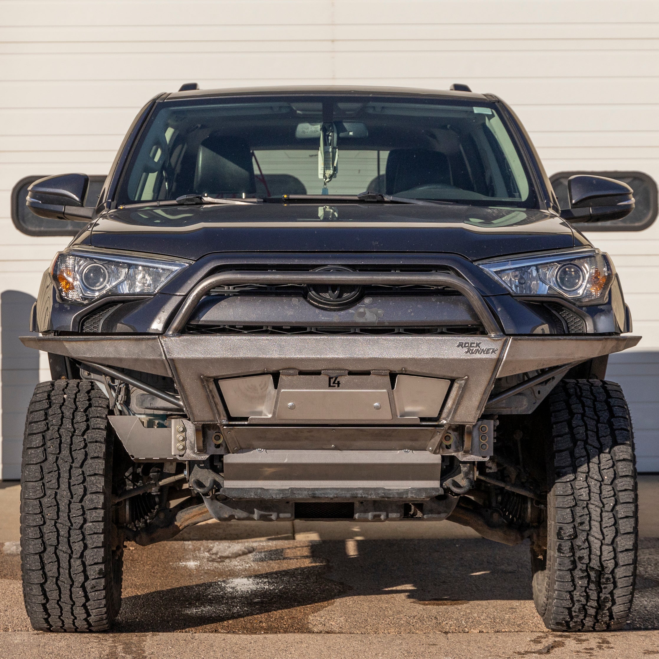4Runner Rock Runner Front Bumper for 5th Gen models (2010+) showcasing rugged design and durable construction.