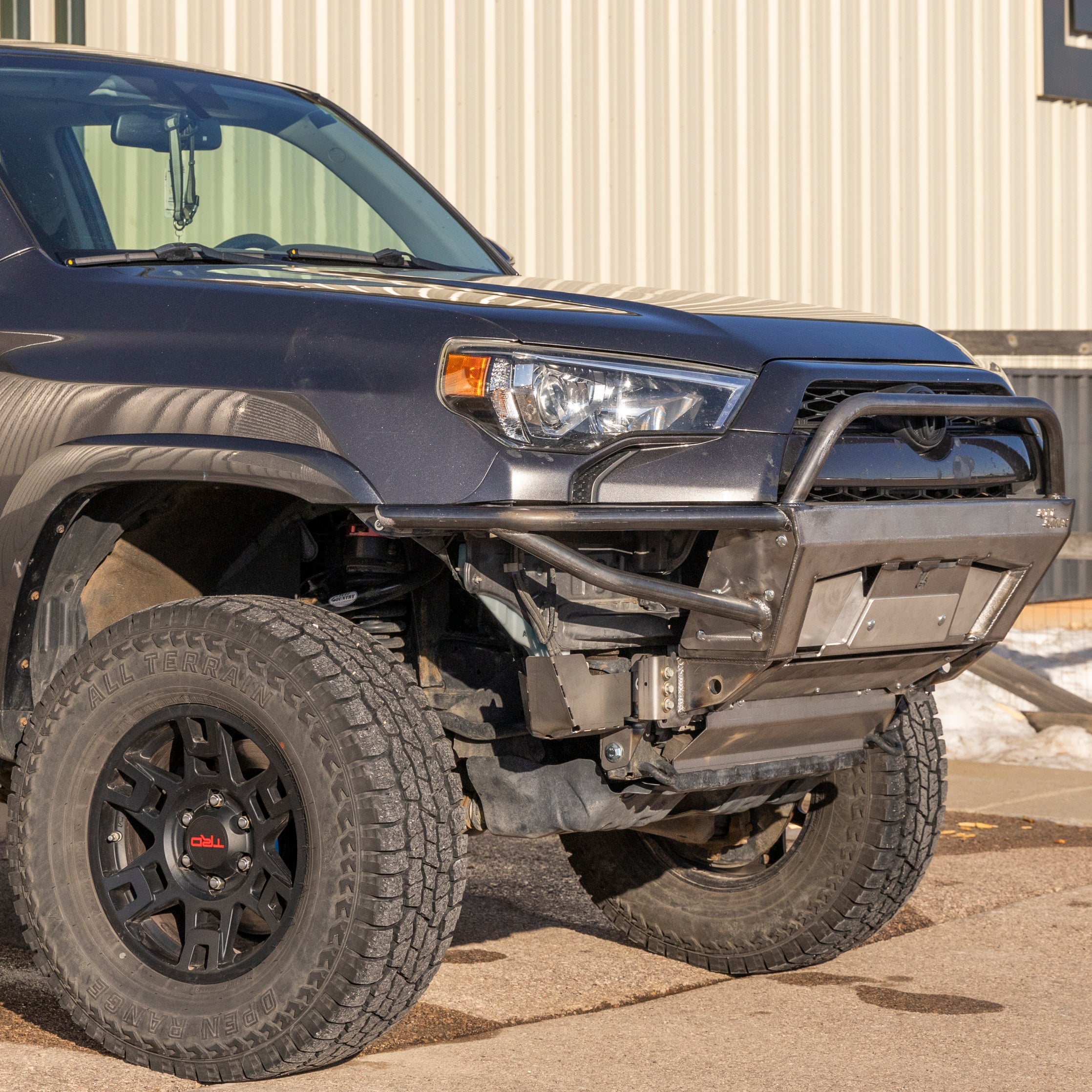 4Runner Rock Runner front bumper for 5th Gen models, enhancing off-road capability and rugged style.