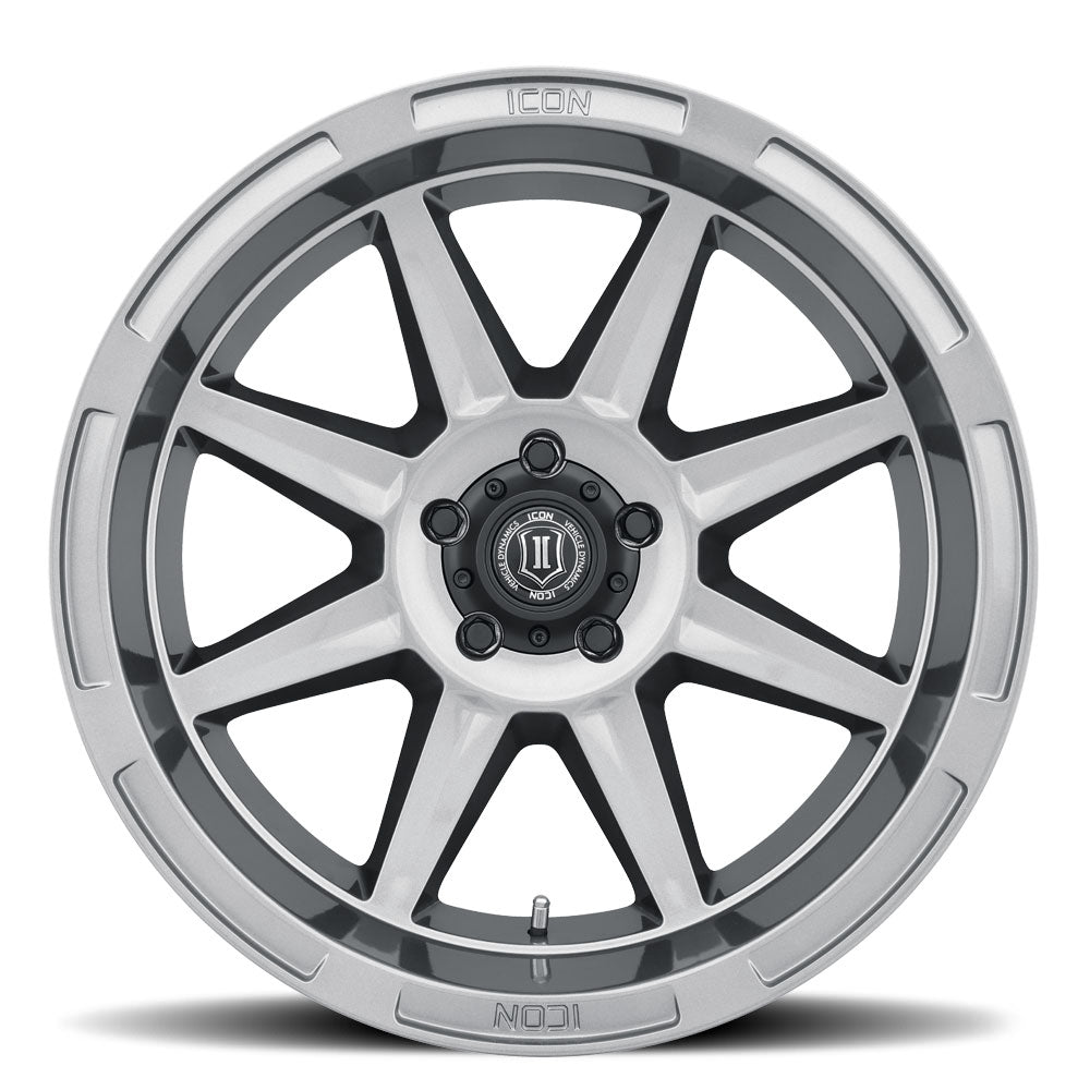 Bandit 20 X 10 / 5 X 150 -24MM Offset 4.5 Inch Back Space Gun Metal, ICON Alloys