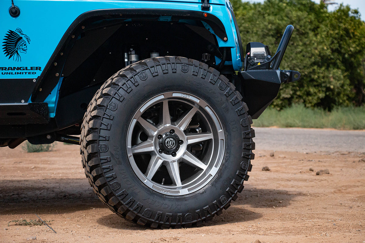 Bandit 20X10 / 5X5 / -24MM / 4.5 Inch Back Space Gun Metal, ICON Alloys