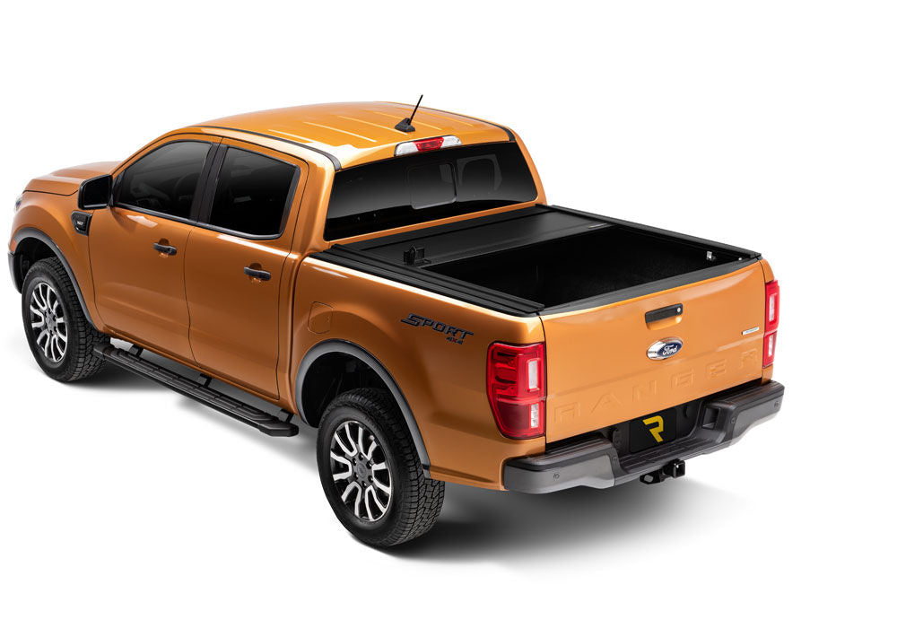 RetraxOne MX Retractable Tonneau Cover Matte One Piece Polycarbonate Finish 2019-2023 Ford Ranger 5' Bed without Stake Pockets