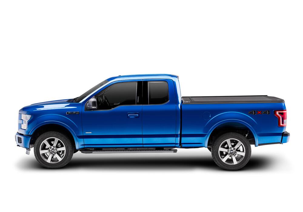RetraxOne MX Retractable Tonneau Cover Matte One Piece Polycarbonate Finish 2009-2014 Ford F-150 6' 6 inch Bed without Stake Pockets