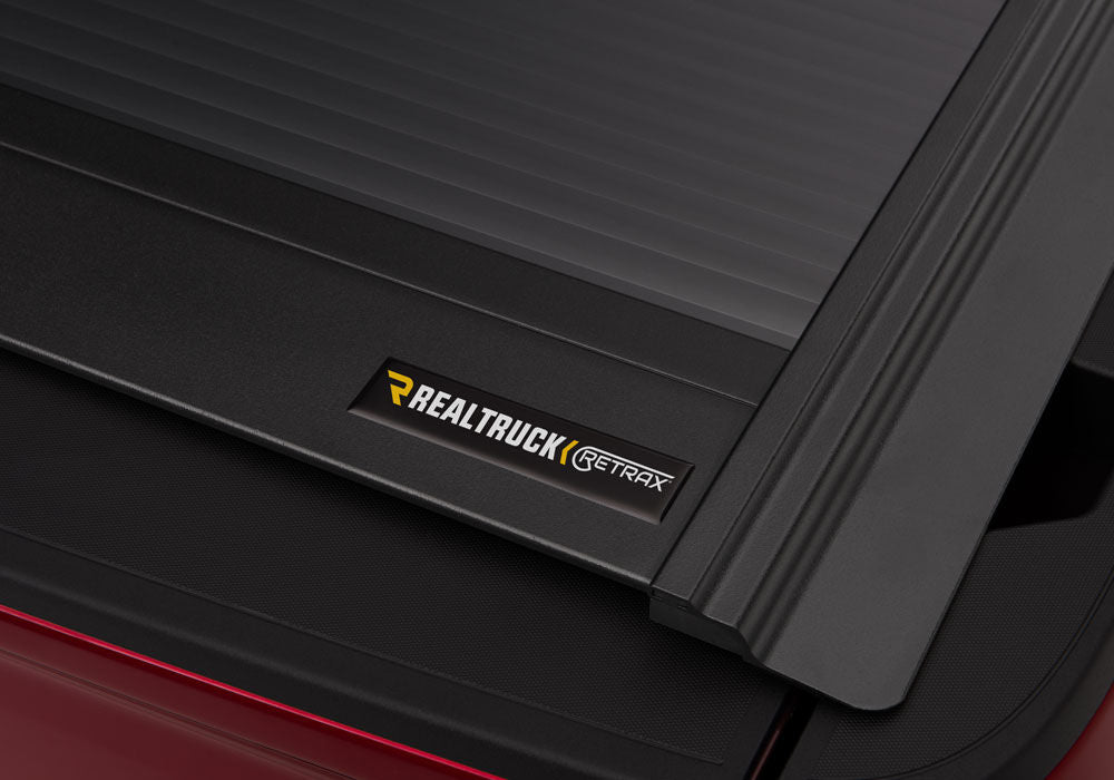 RetraxOne MX Retractable Tonneau Cover Matte One Piece Polycarbonate Finish 2007-2013 Silverado/Sierra 1500/2007-2014 2500 HD/3500 HD 6' 6 inch Bed Wide Retrax Rails
