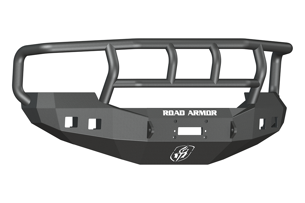Stealth Front Winch Bumper Titan II Guard - Texture Black 2005-2007 Ford F-250 F-350 Excursion