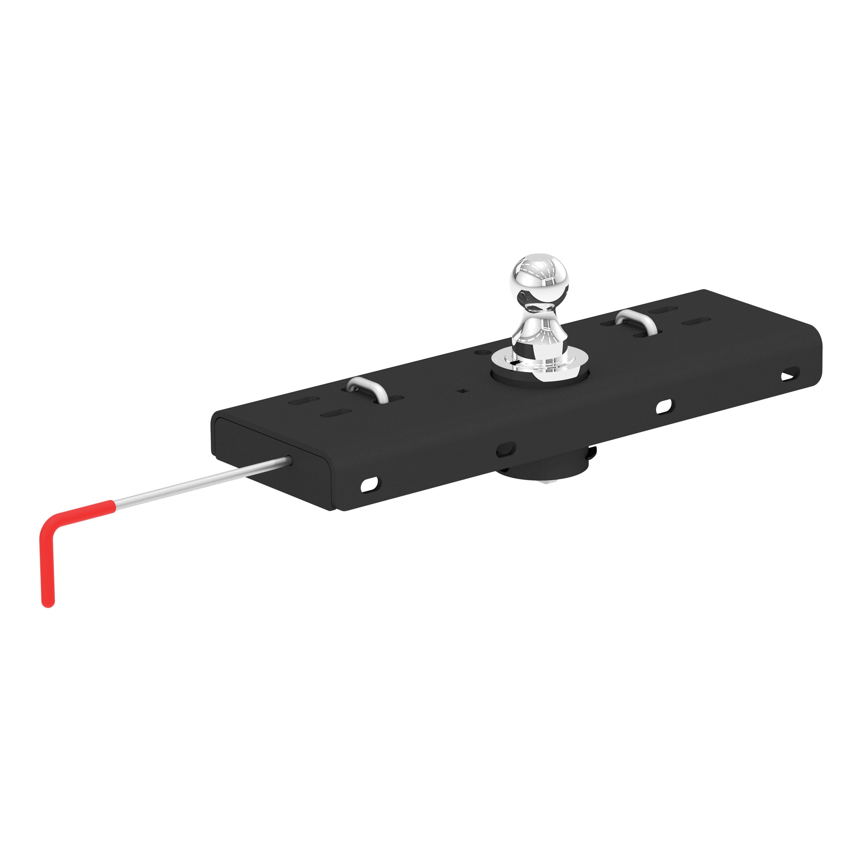 CURT Double Lock Gooseneck Hitch with 2-5/16-Inch Flip-and-Store Ball, 30,000 lbs Model 60607