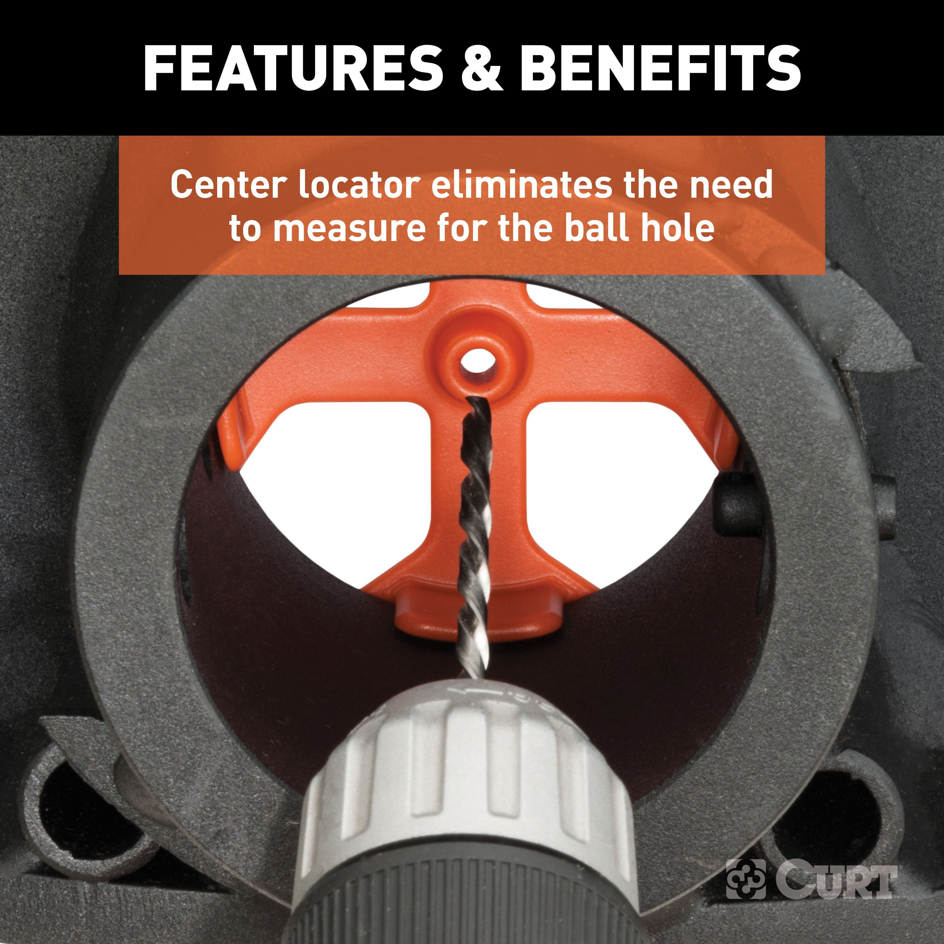 CURT Double Lock EZr Gooseneck Hitch with 2-5/16-Inch Flip-and-Store Ball, 30,000 lbs Model 60619