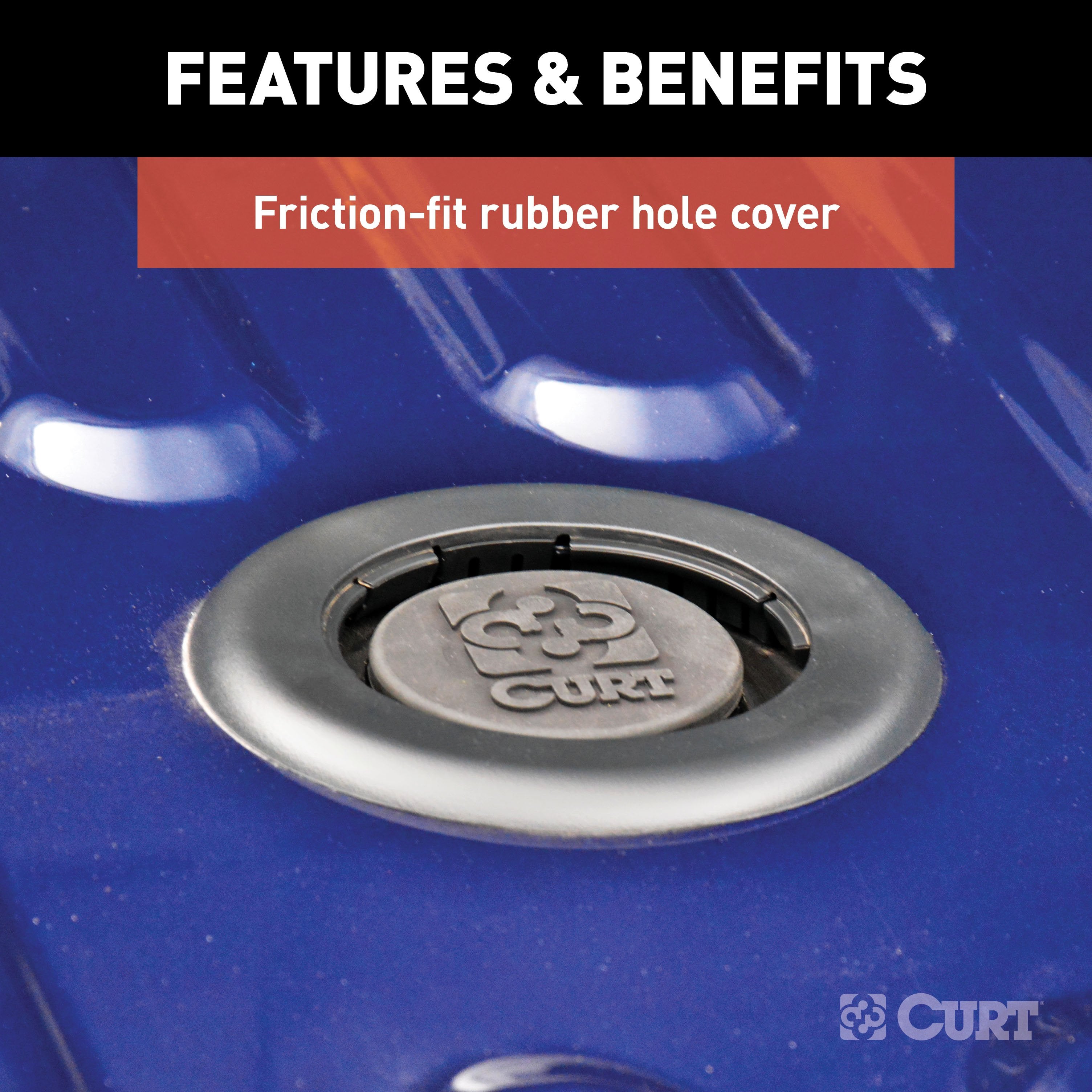 CURT OEM Puck System Gooseneck Hitch, Fits Select Ram Trucks, 38,000 lbs. GTW, 2-5/16-Inch Ball, Pucks Required Model 60638
