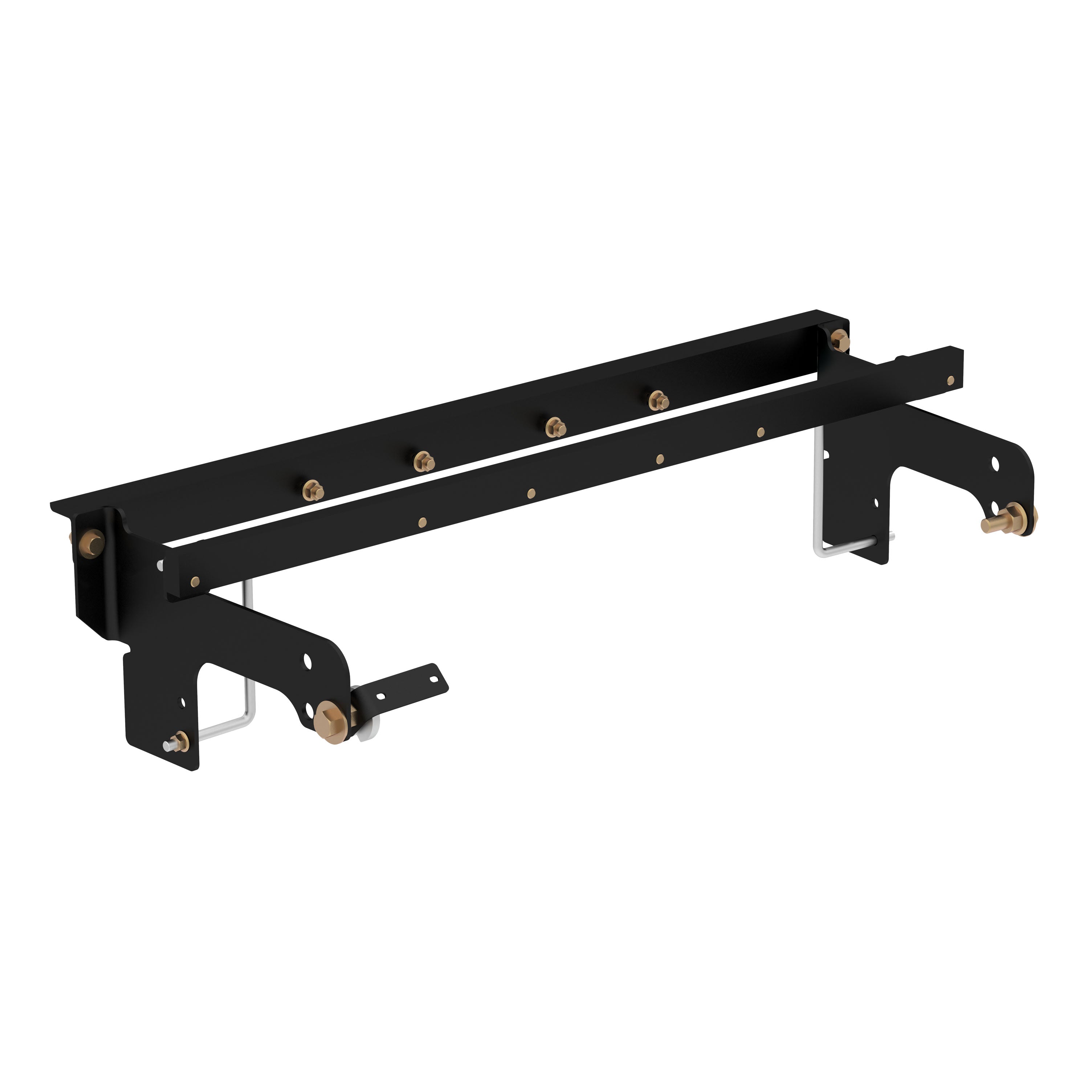 CURT Double Lock EZr Gooseneck Installation Brackets, Fits Select Chevrolet Silverado, GMC Sierra 2500, 3500 HD Model 60648