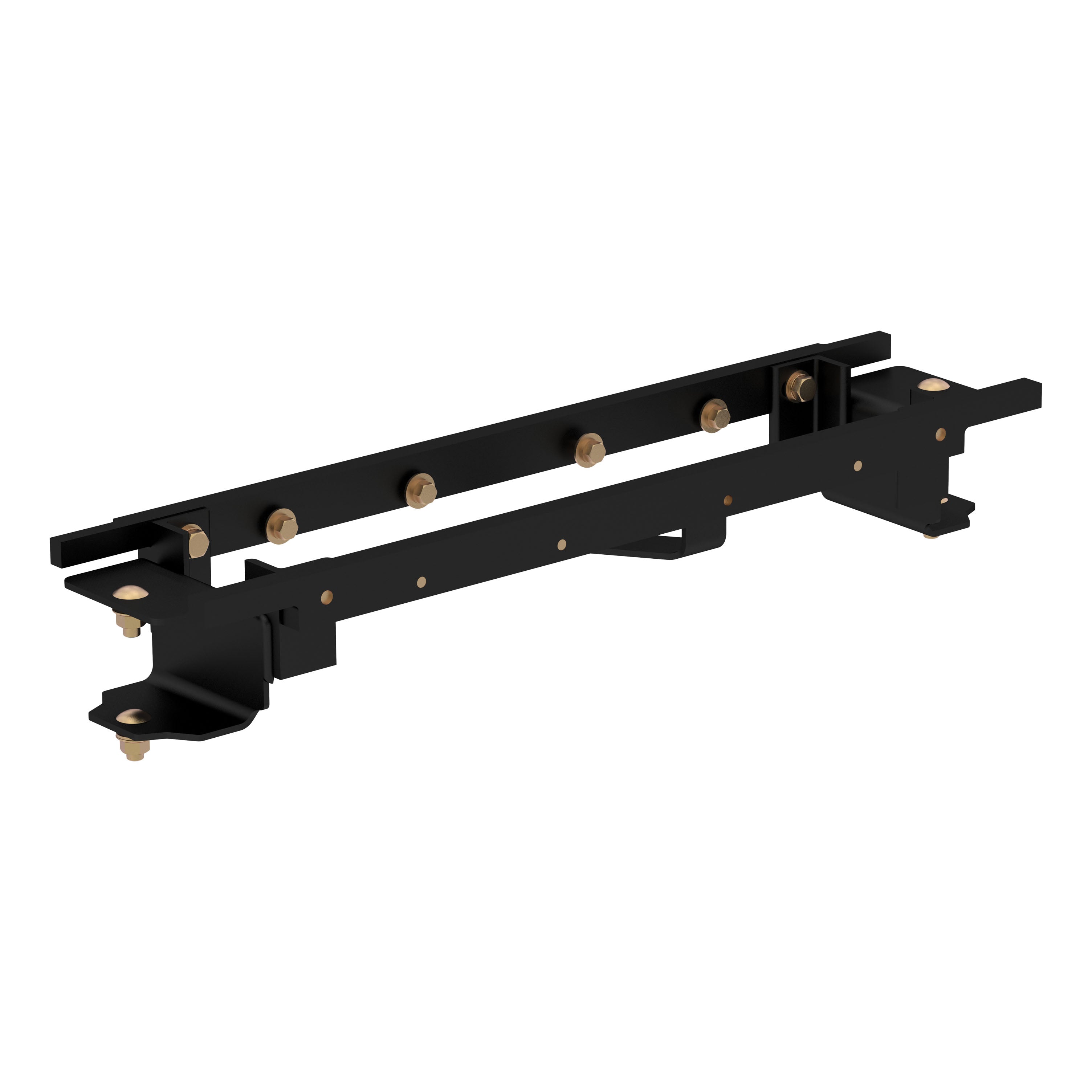 CURT Double Lock Gooseneck Installation Brackets, Fits Select Toyota Tundra, 6.5-Foot Bed Model 60667