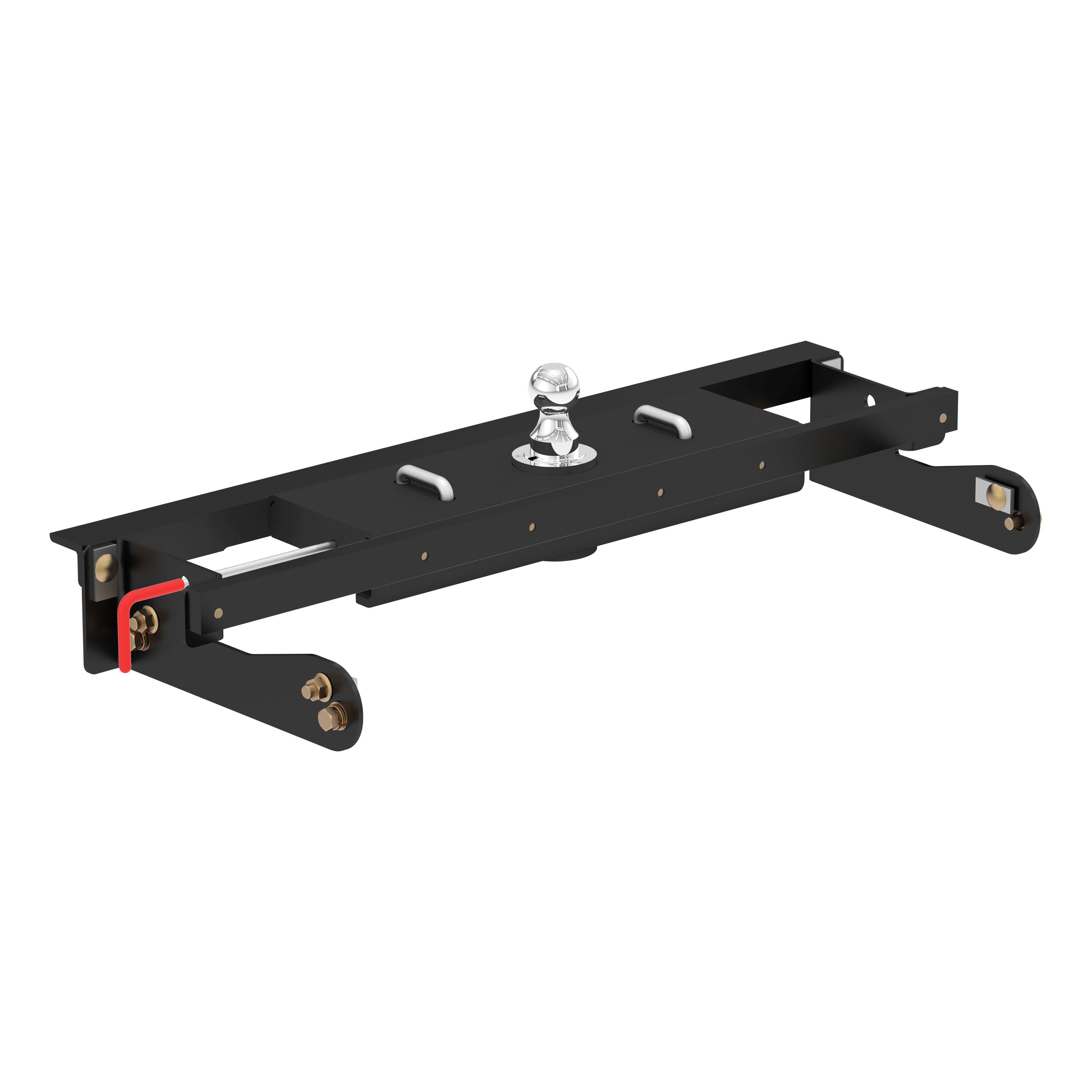 CURT Double Lock EZr Gooseneck Hitch, 2-5/16-In. Flip-Over Ball 30K, Fits Select Chevrolet Silverado, GMC Sierra 2500, 3500 HD Model 60680
