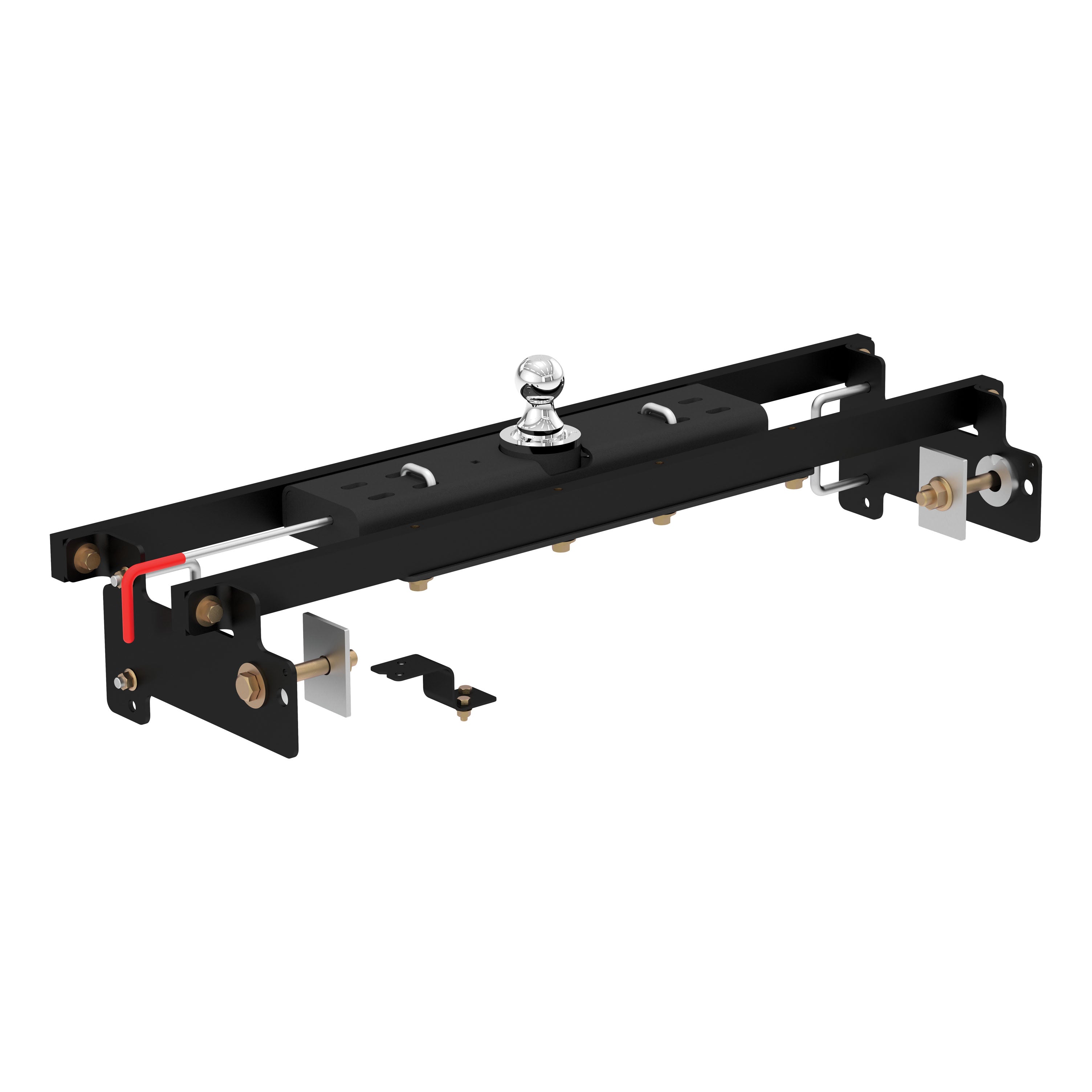 CURT Double Lock Gooseneck Hitch, 2-5/16-Inch Flip-Over Ball 30K, Fits Select Chevrolet Silverado, GMC Sierra 1500, LD, Limited Model 60711