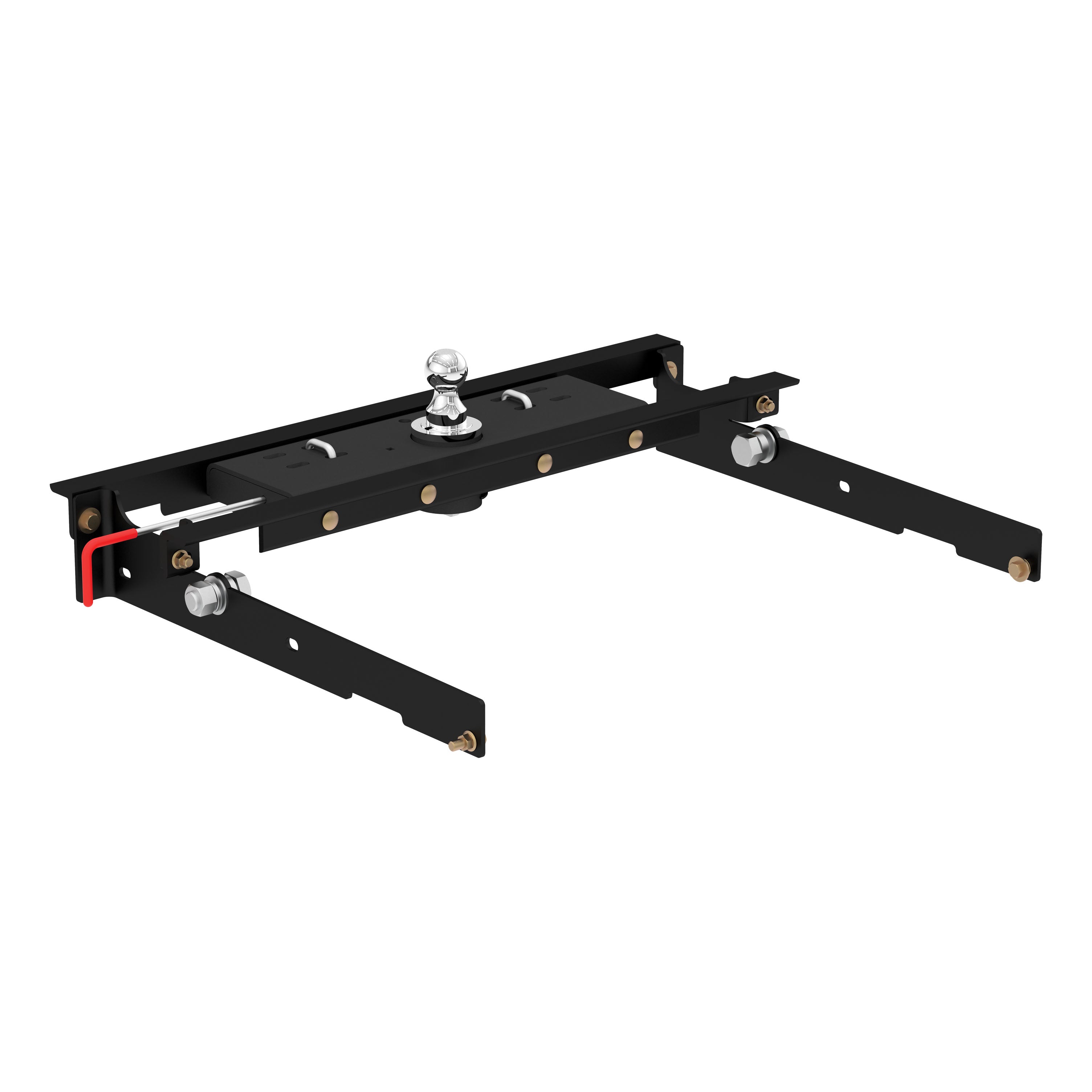 CURT Double Lock Gooseneck Hitch, 2-5/16-Inch Flip-Over Ball 30K, Fits Select Ford F-150, F-250, F-350 Model 60723