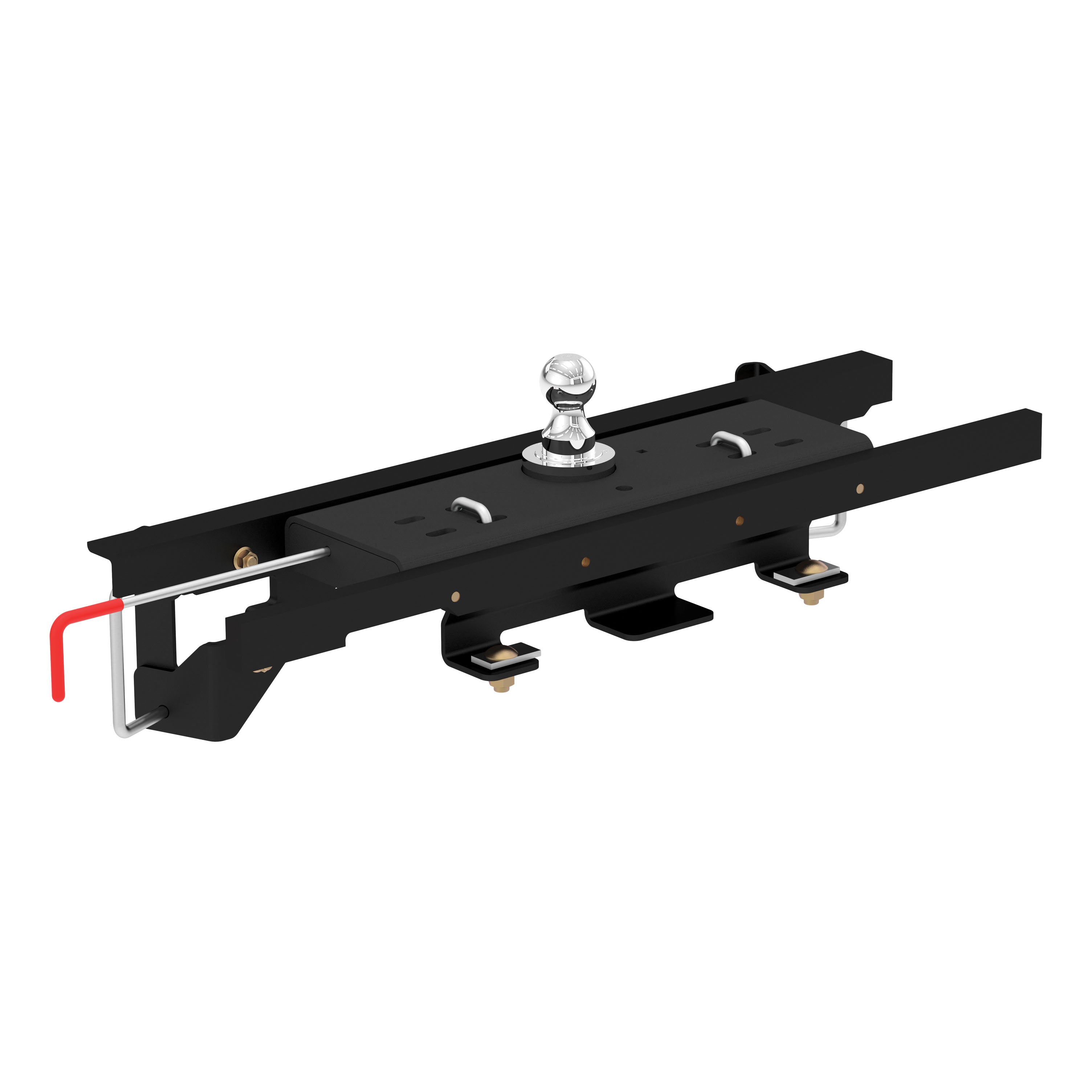 CURT Double Lock Gooseneck Hitch, 2-5/16-Inch Flip-Over Ball 30K, Fits Select Dodge, Ram 1500, Classic with Coil Springs Model 60730