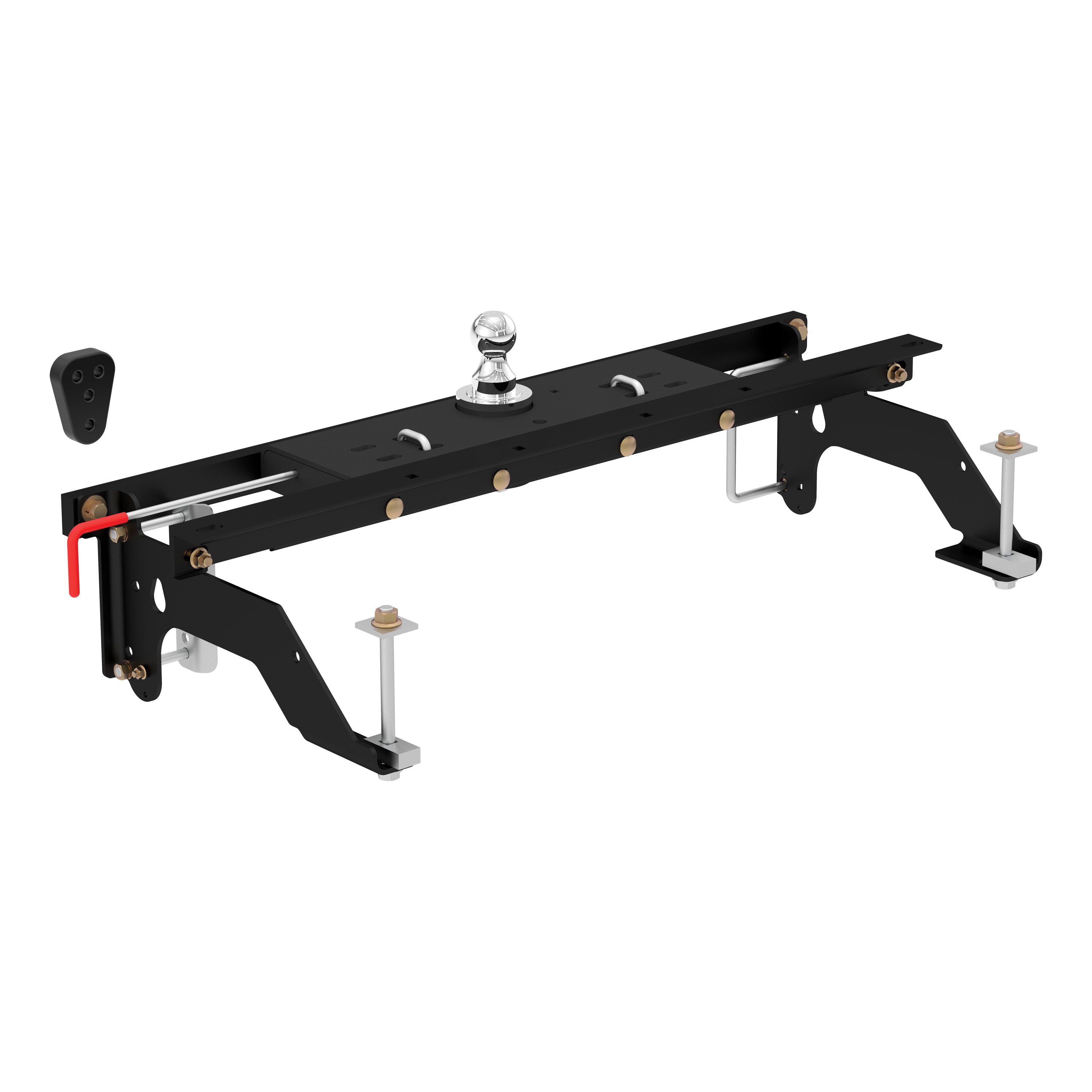 CURT Double Lock Gooseneck Hitch, 2-5/16-Inch Flip-Over Ball 30K, Fits Select Dodge Ram 1500 Model 60733
