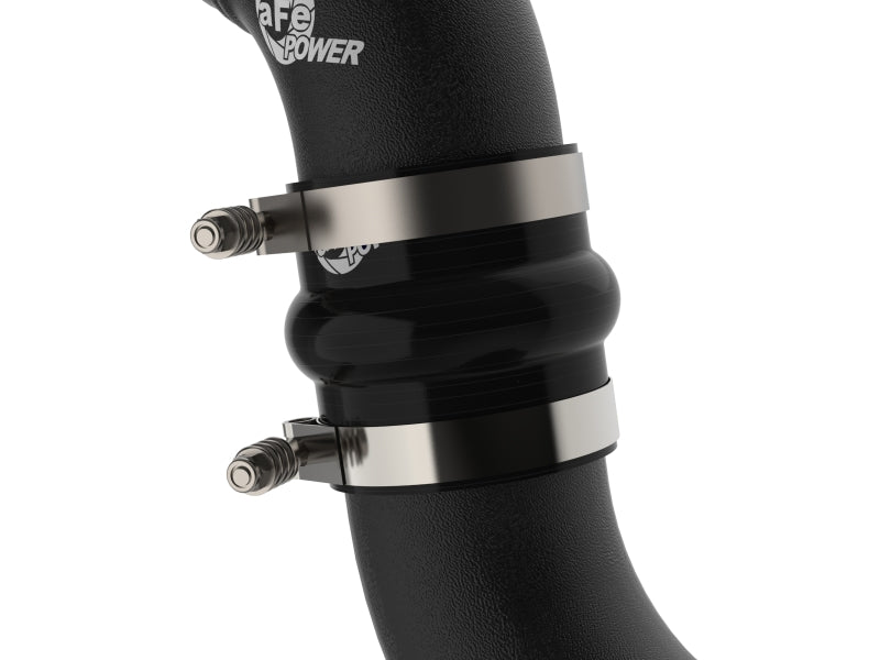 Afe BladeRunner charge pipe for GM diesel trucks 2006-2010, featuring durable construction and secure fittings.